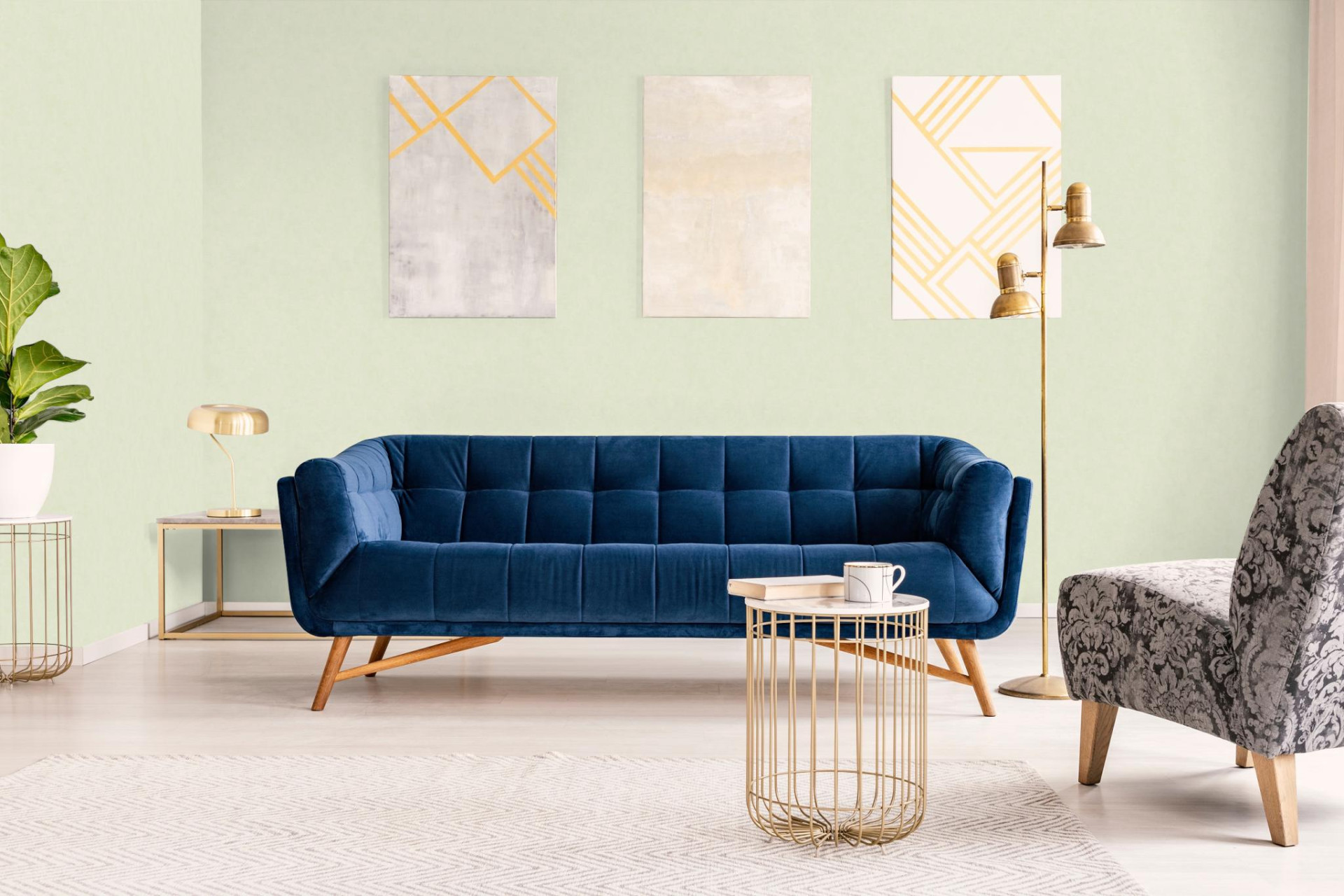 Обои Marburg Shades Iconic 32423 10,05×0,53 фото в интерьере