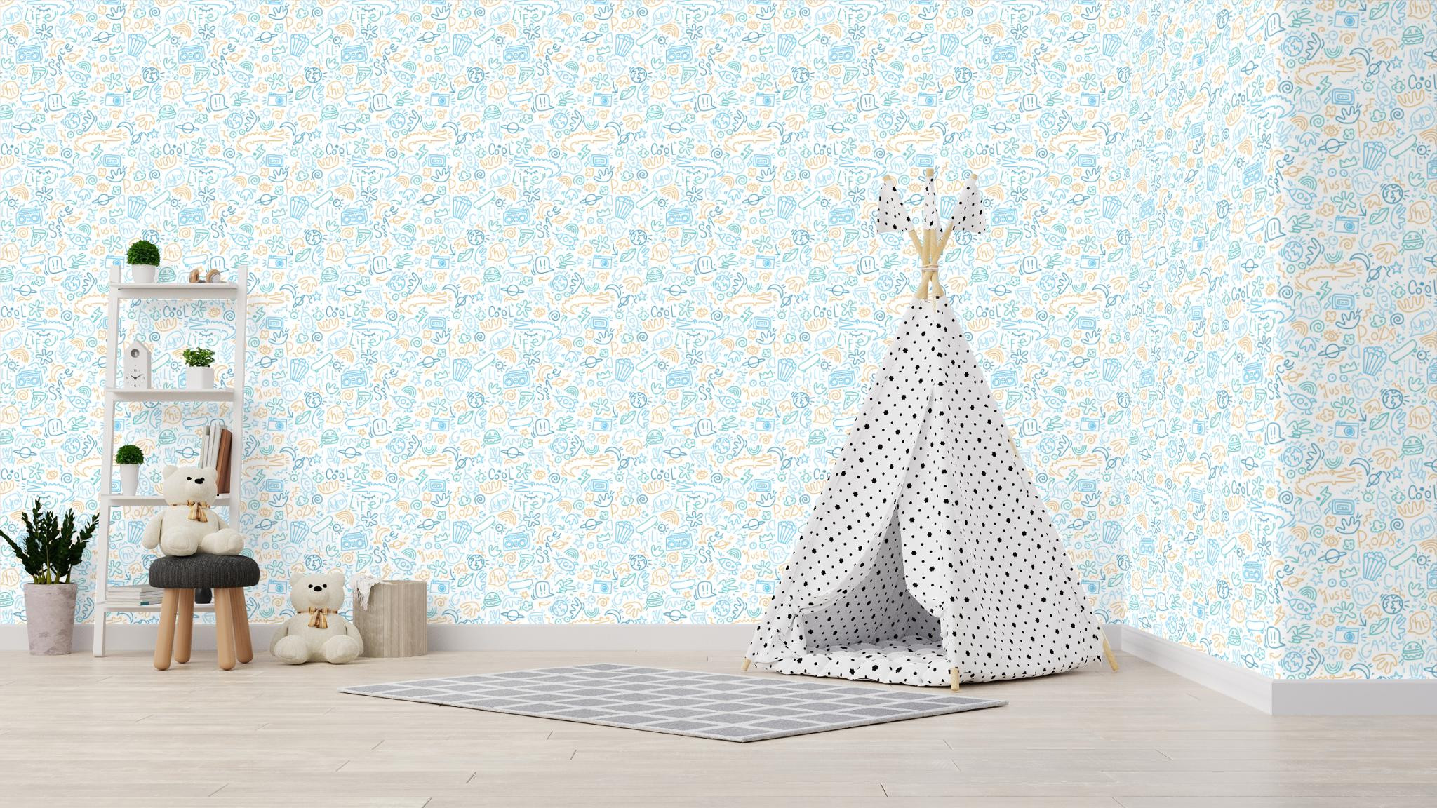 Обои Ugepa My Kingdom M45701 10,05×0,53 фото в интерьере Обои Ugepa My Kingdom M45701 10,05×0,53 фото в интерьере