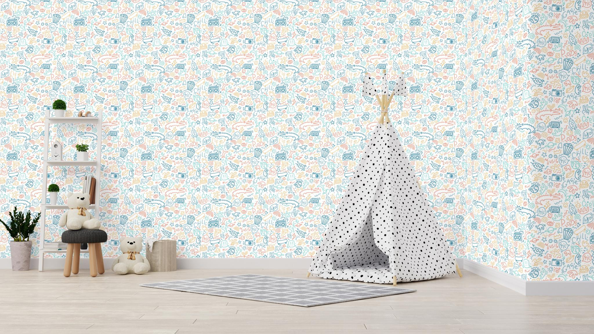 Обои Ugepa My Kingdom M45710 10,05×0,53 фото в интерьере Обои Ugepa My Kingdom M45710 10,05×0,53 фото в интерьере