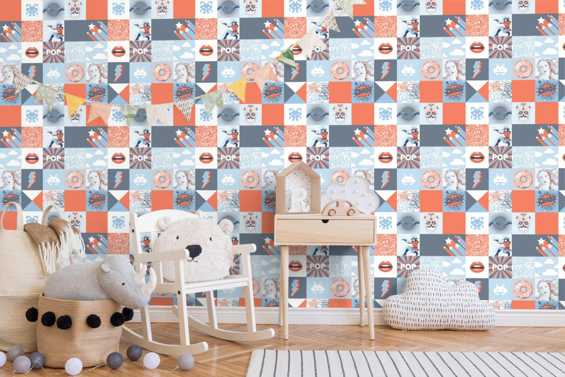 Обои Ugepa My Kingdom M53201 10,05×0,53 фото в интерьере