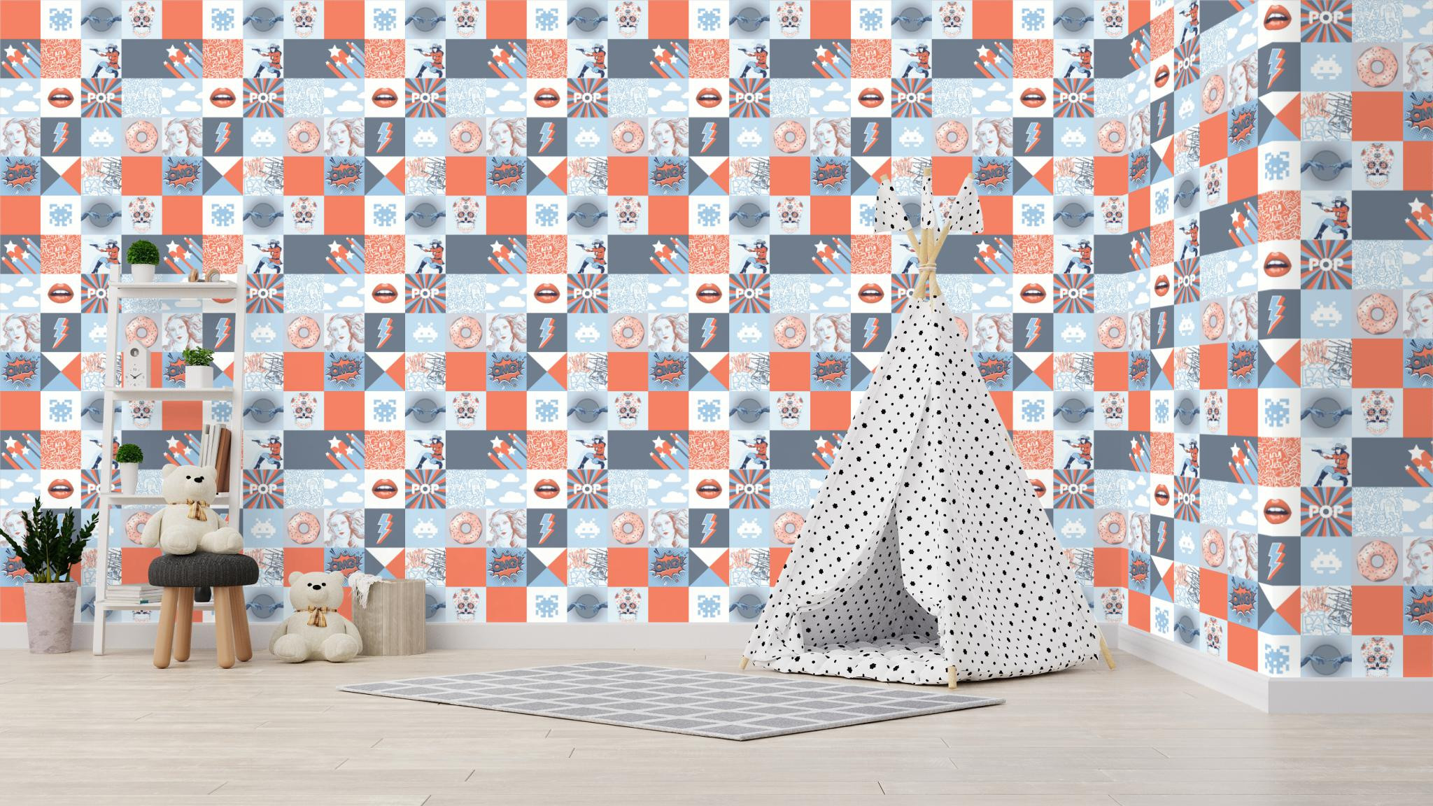 Обои Ugepa My Kingdom M53201 10,05×0,53 фото в интерьере Обои Ugepa My Kingdom M53201 10,05×0,53 фото в интерьере