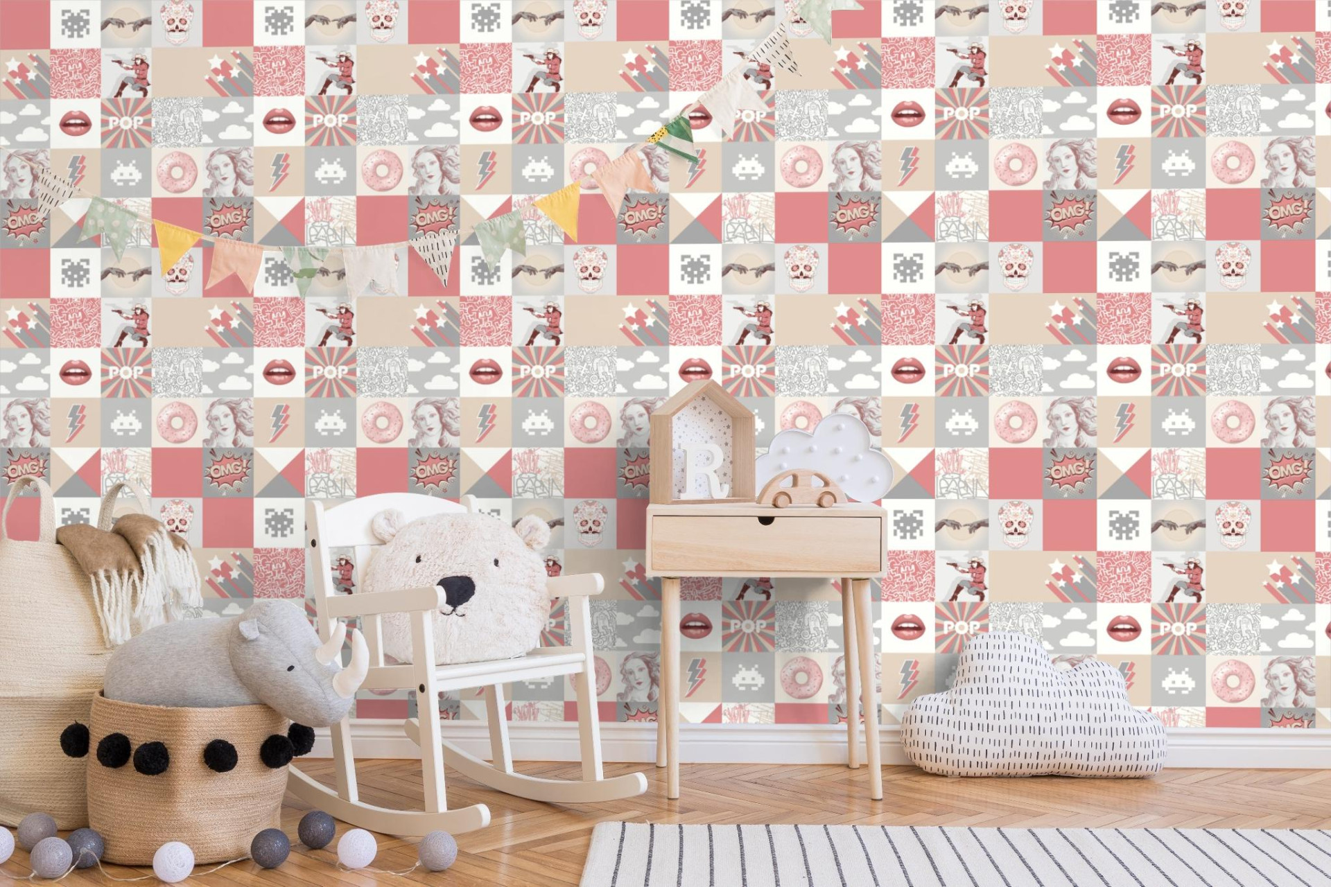 Обои Ugepa My Kingdom M53203 10,05×0,53 фото в интерьере