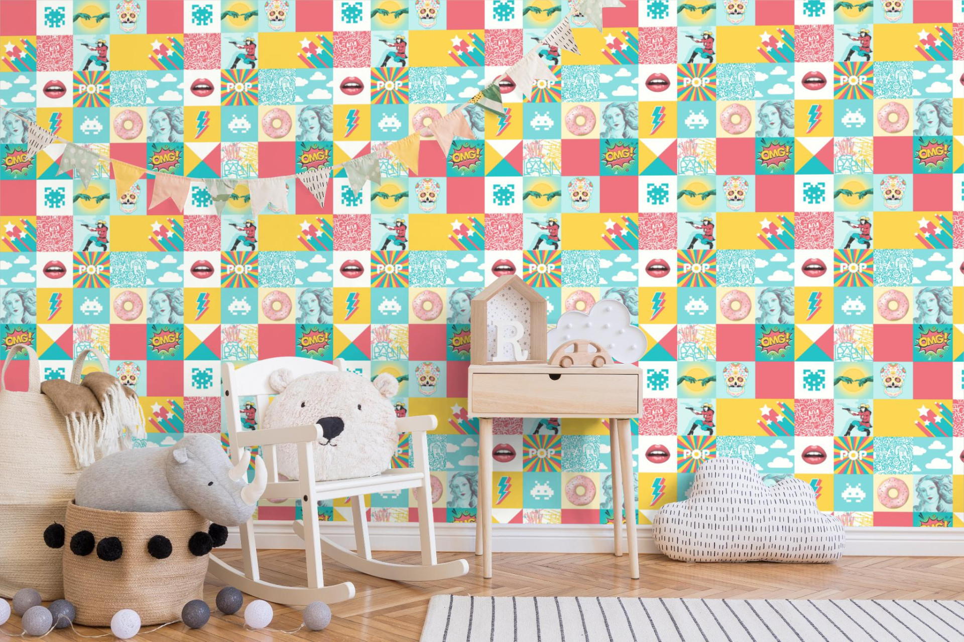 Обои Ugepa My Kingdom M53210 10,05×0,53 фото в интерьере