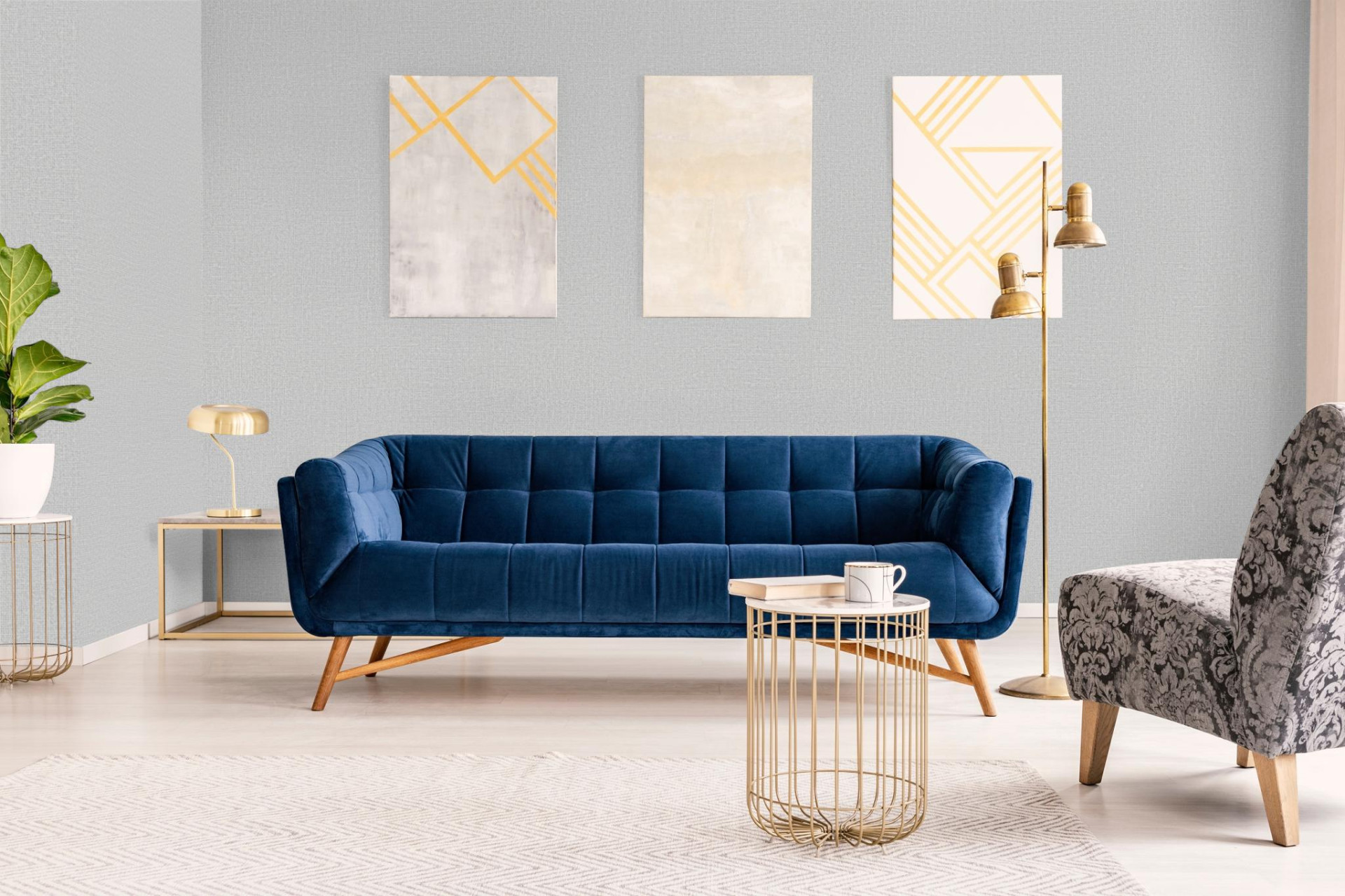 Обои Marburg Otaru 34123 10,05×1,06 фото в интерьере