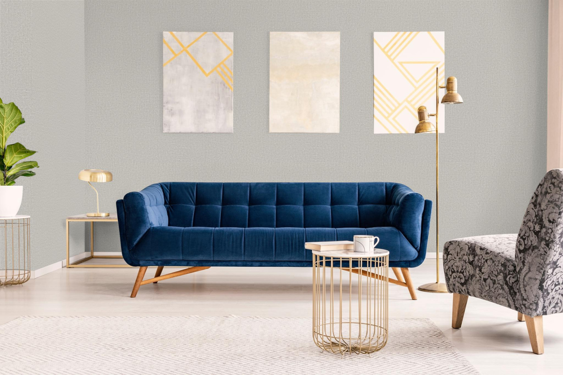 Обои Marburg Otaru 34126 10,05×1,06 фото в интерьере