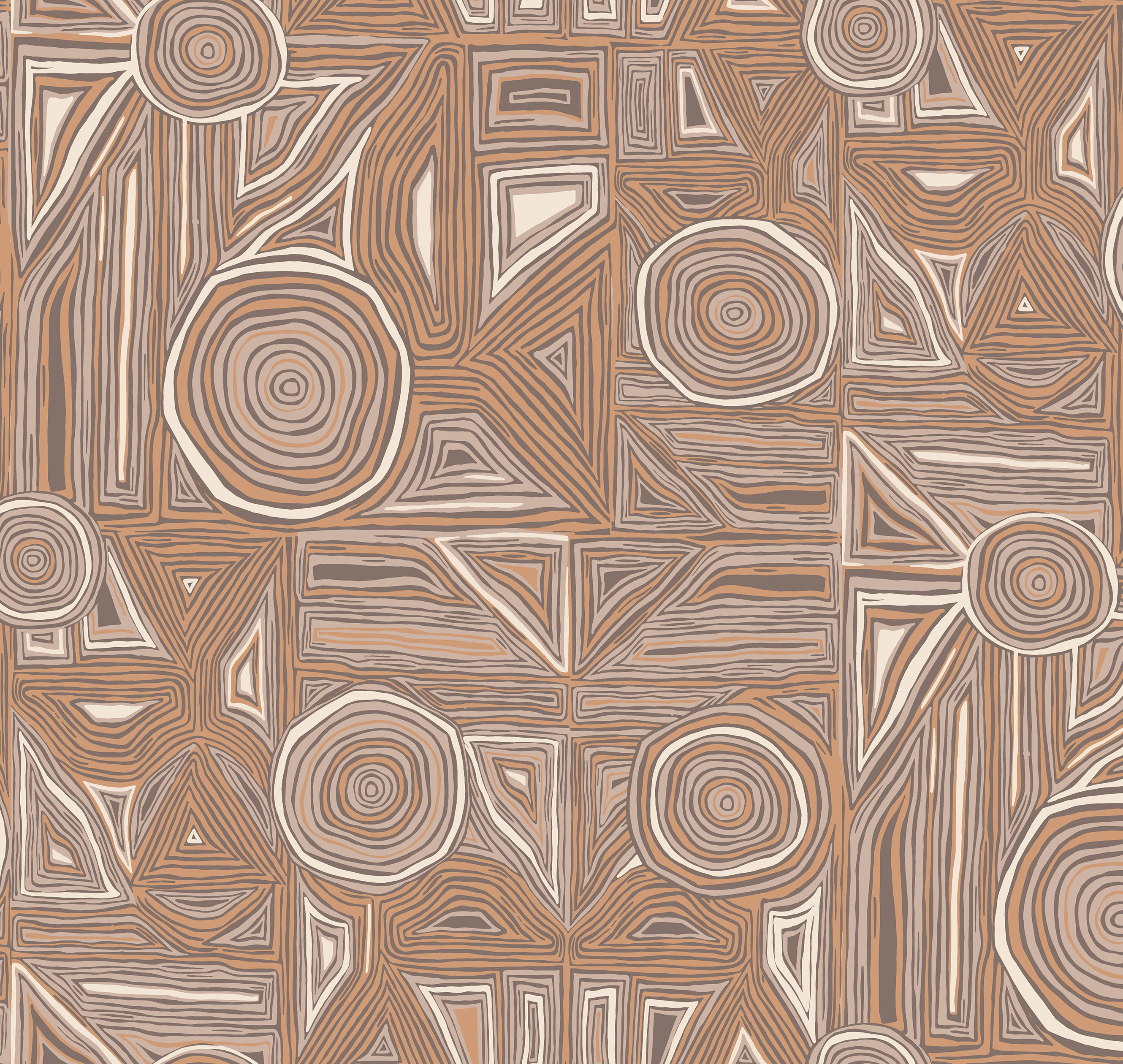 Обои Milassa Полинезия Маори PLZ1 002 10,05×1