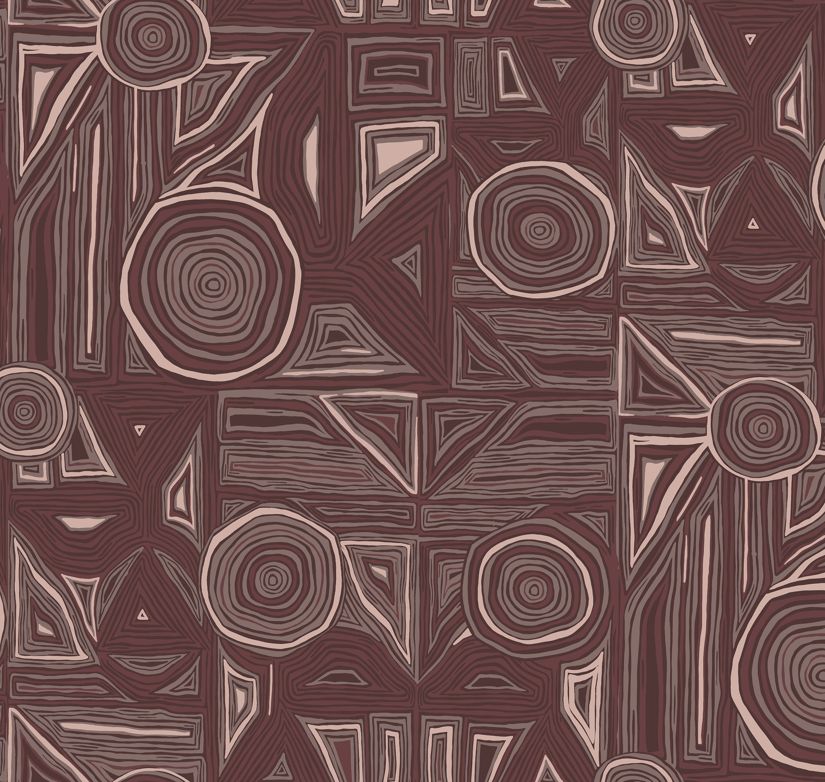 Обои Milassa Полинезия Маори PLZ1 010 10,05×1