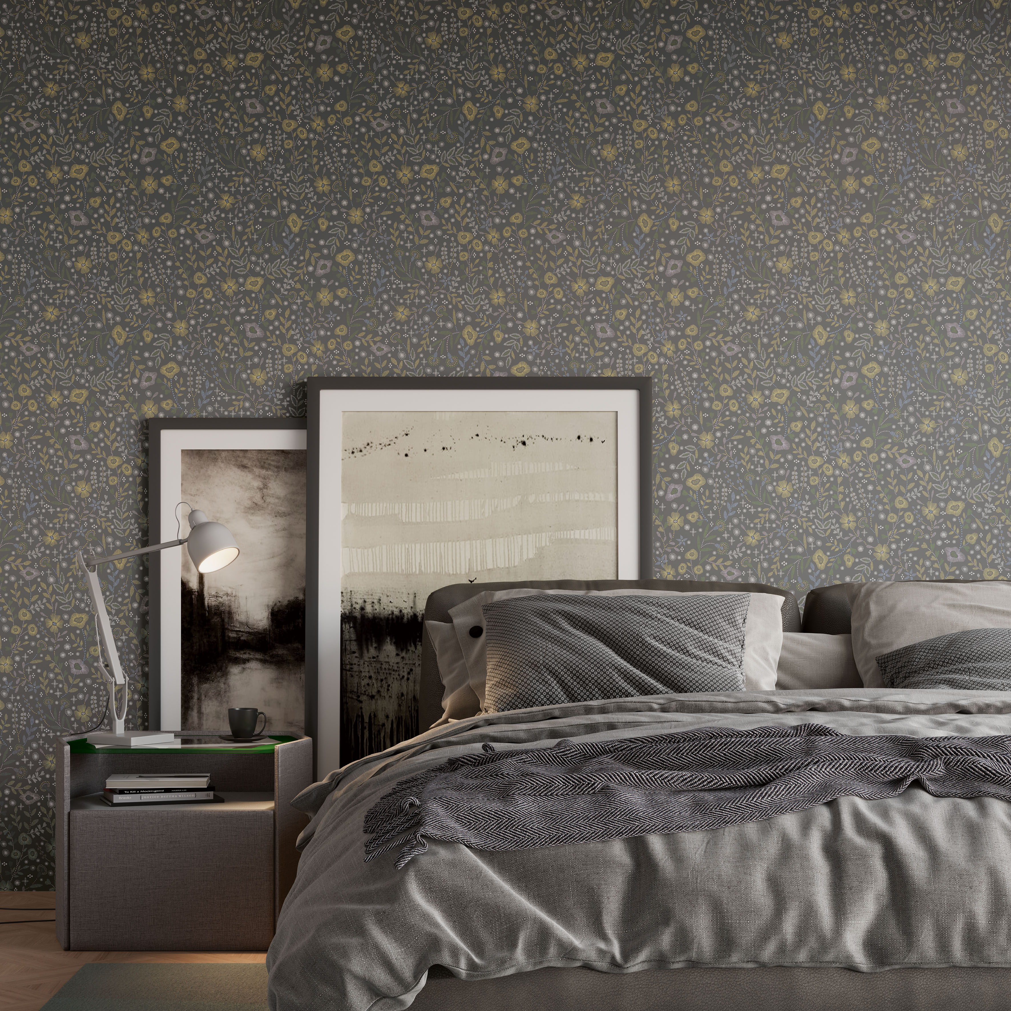 Обои Milassa Полинезия Тиаре PLZ4 008 10,05×1 фото в интерьере