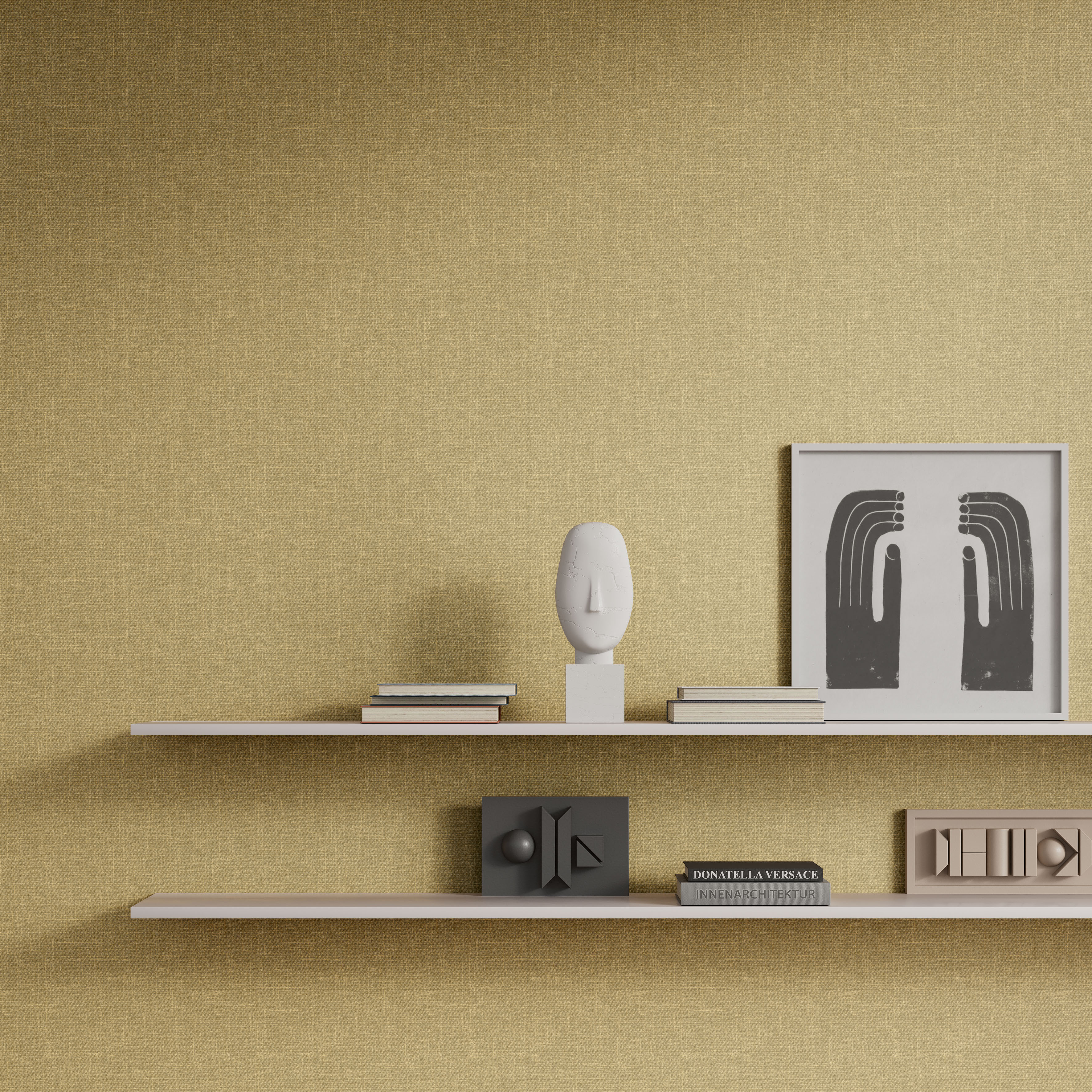 Обои Milassa Полинезия Мускат PLZ8 004 10,05×1 фото в интерьере