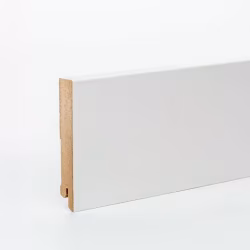 Плинтус МДФ ламинированный DeArtio White W06-100 2050×100×16