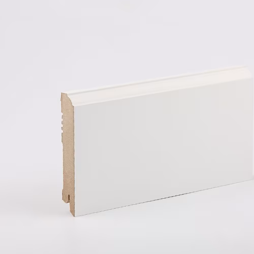 Плинтус МДФ ламинированный DeArtio White W28-100 2050×100×16