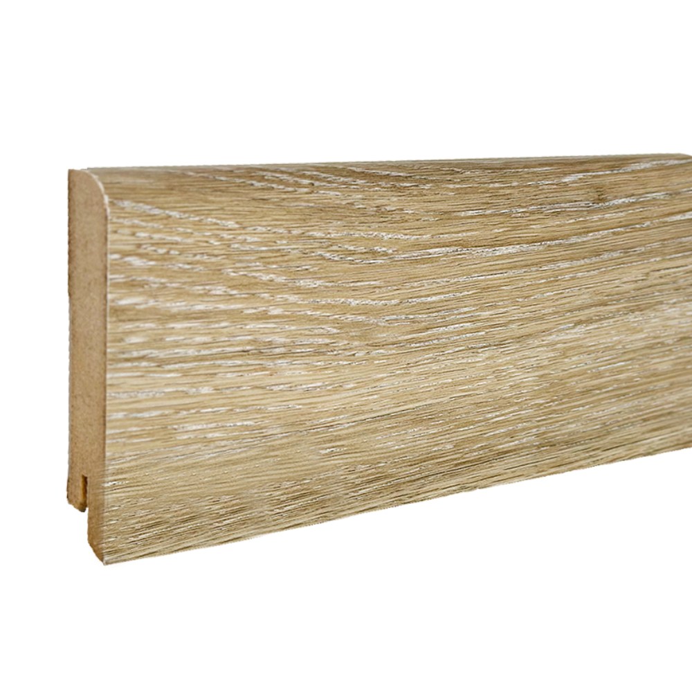 Плинтус МДФ ламинированный DeArtio Дуб бежевый B302-10 2050×80×16