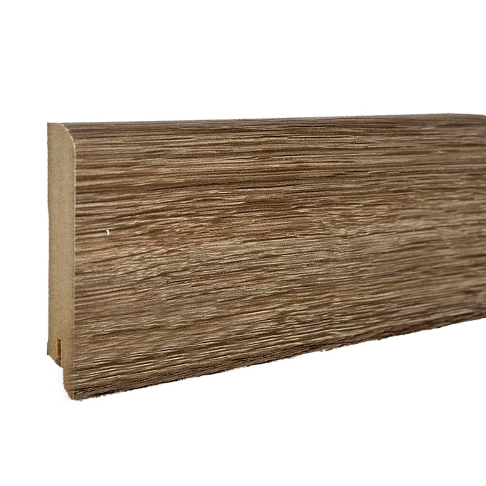 Плинтус МДФ ламинированный DeArtio Дуб тобакко B302-20 2050×80×16