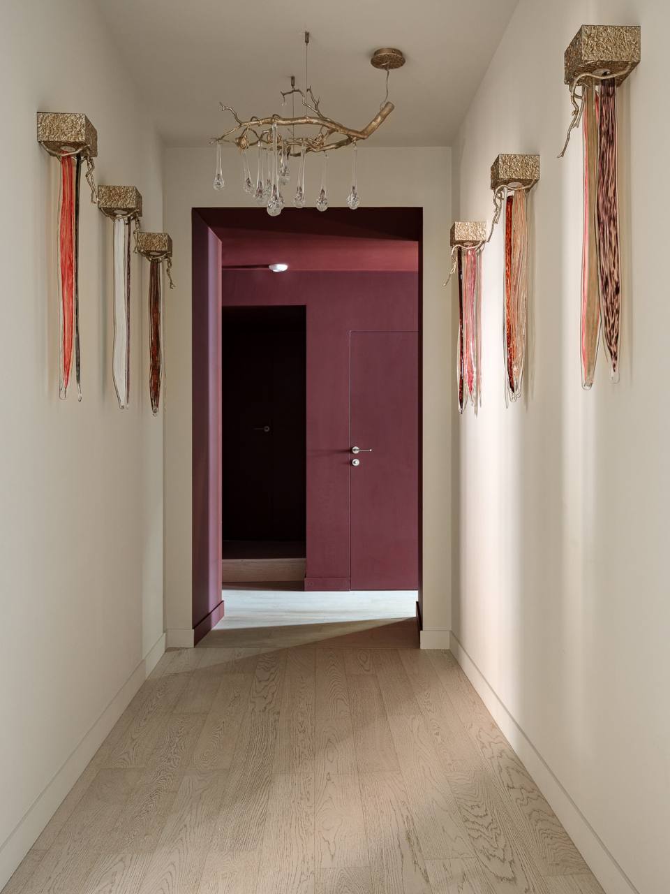 Композитная паркетная доска Quartz Parquet Классик Дуб Скандинавский 1258-57 400-1220×152×5 фото в интерьере