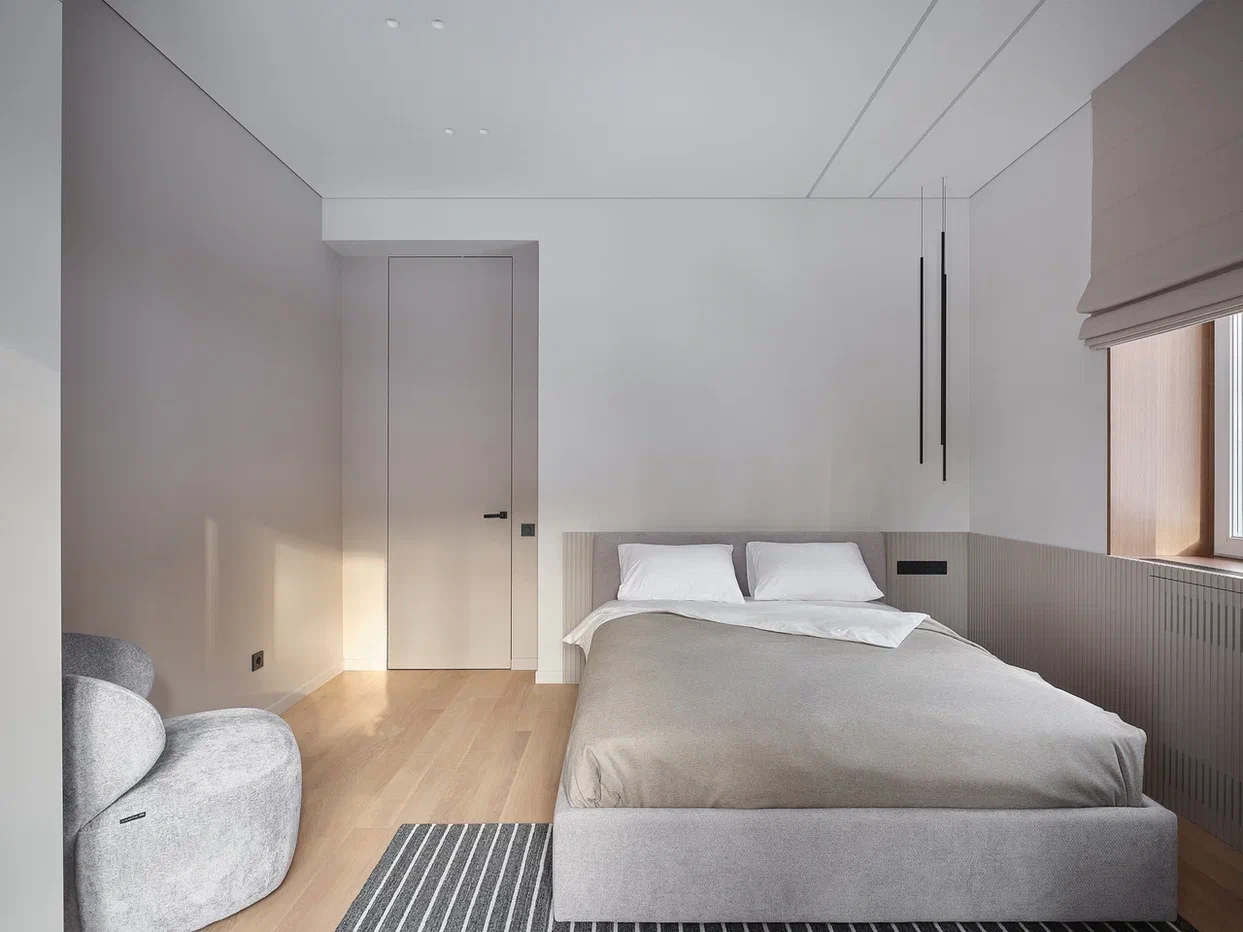 Композитная паркетная доска Quartz Parquet Классик Дуб Кедровый Латте 1258-59 400-1220×152×5 фото в интерьере