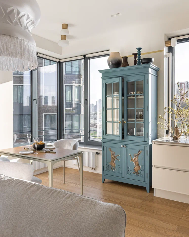 Композитная паркетная доска Quartz Parquet Классик Дуб карельский 419 400-1220×152×5 фото в интерьере