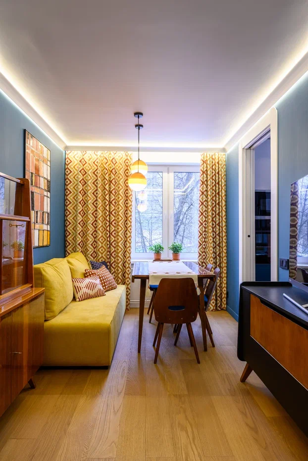 Композитная паркетная доска Quartz Parquet Классик Дуб медовый раф 463 400-1220×152×5 фото в интерьере