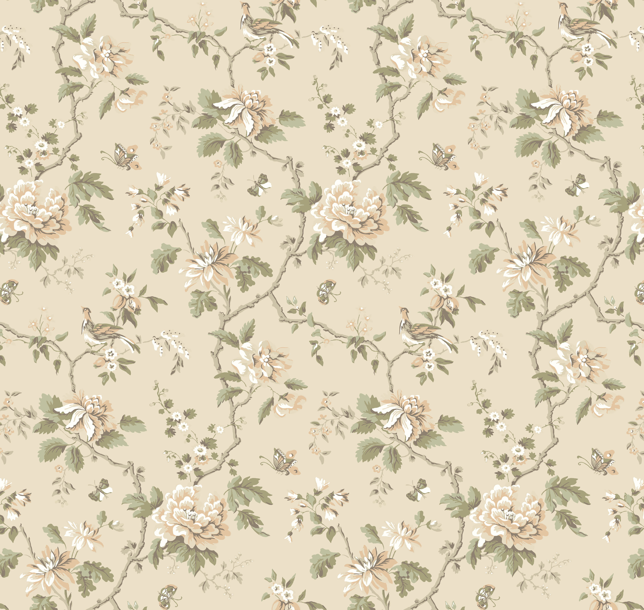 Обои Loymina Шелковый путь Шинуазри: Дикая роза SLK2 002/1 10,05×1