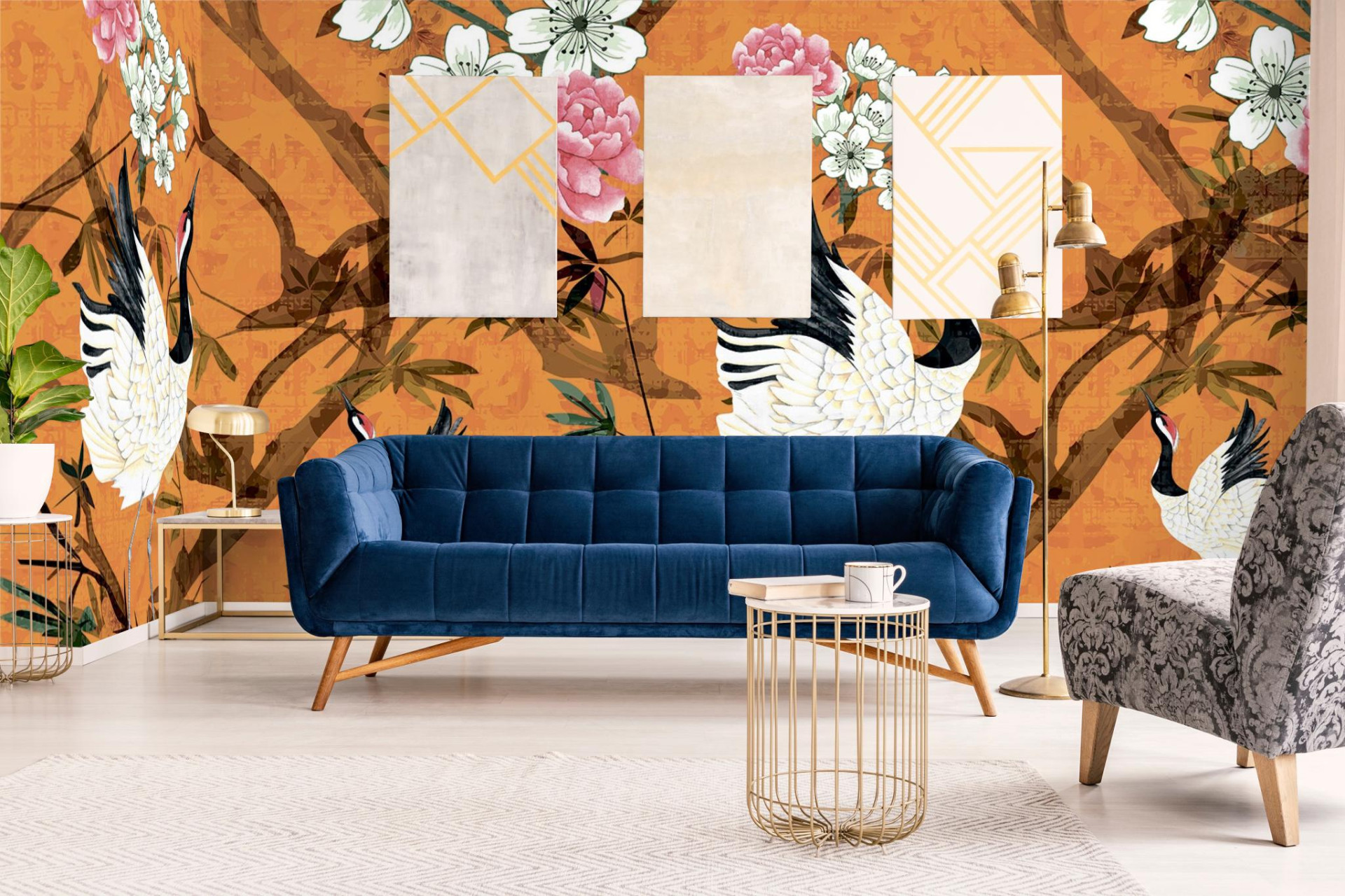 Панно Marburg Smart Art 46702 2,7×2,65 фото в интерьере