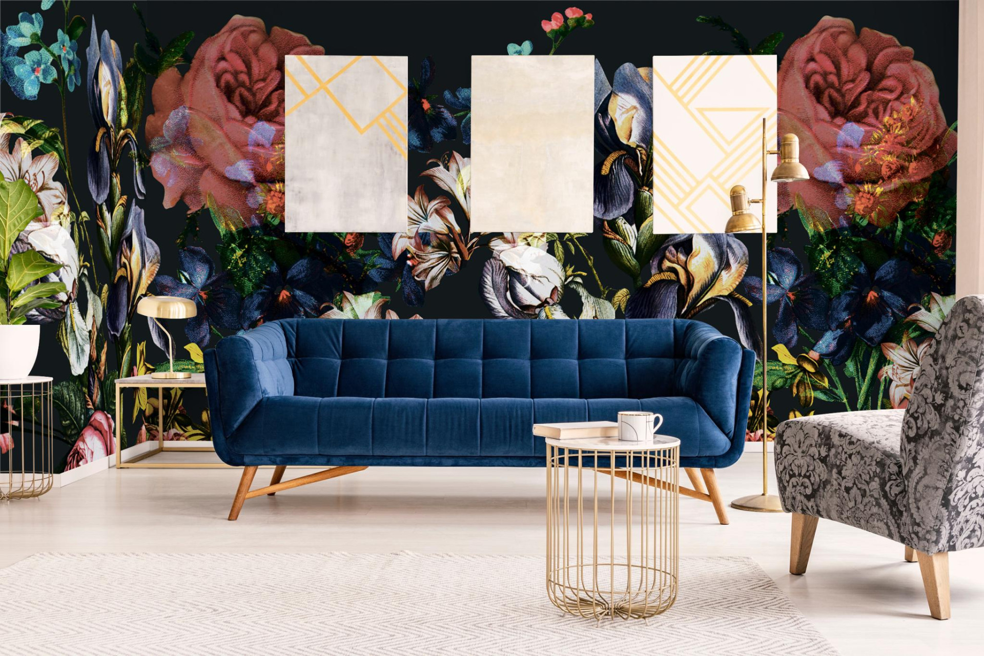 Панно Marburg Smart Art 46705 2,7×2,65 фото в интерьере