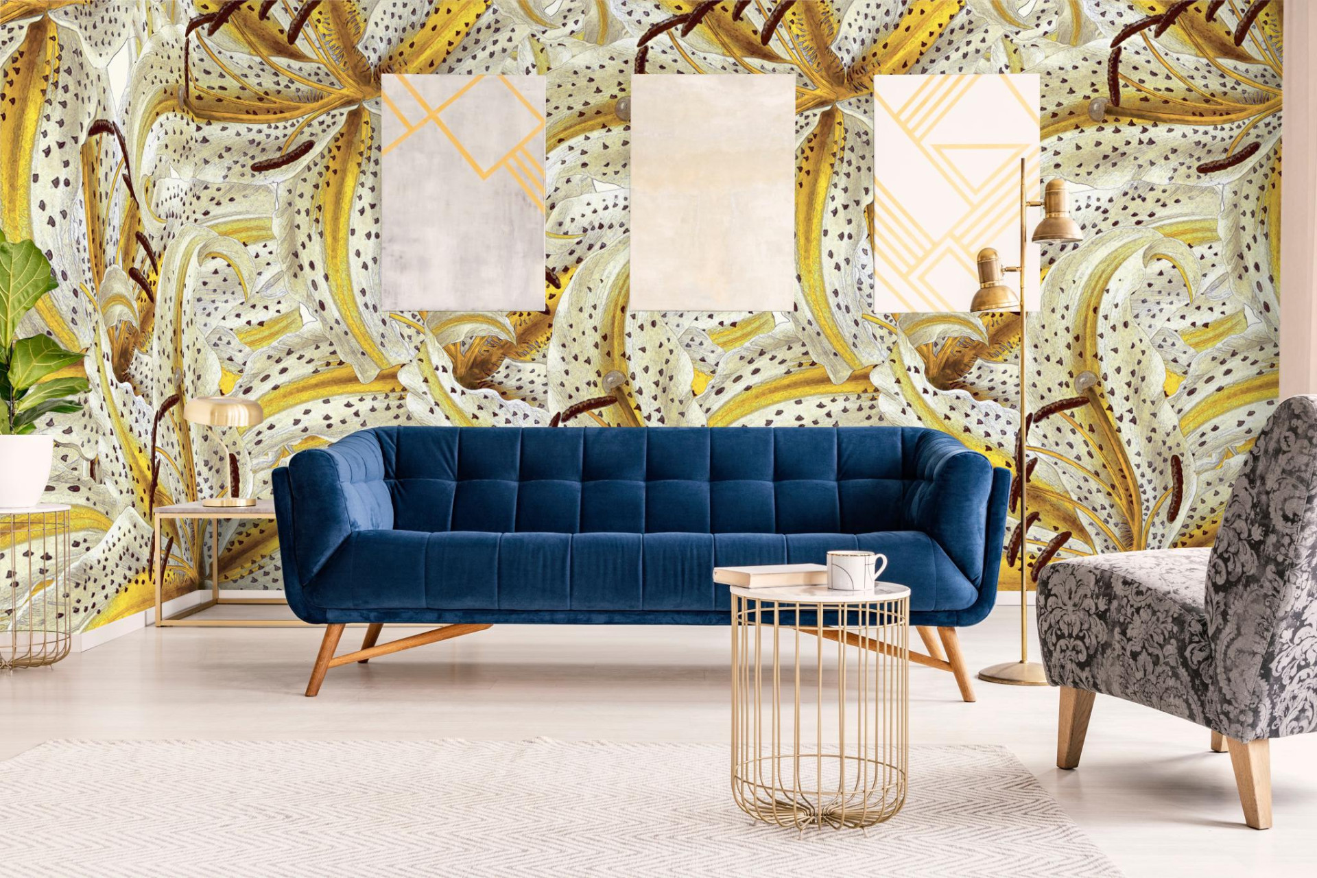 Панно Marburg Smart Art 46715 2,7×1,59 фото в интерьере