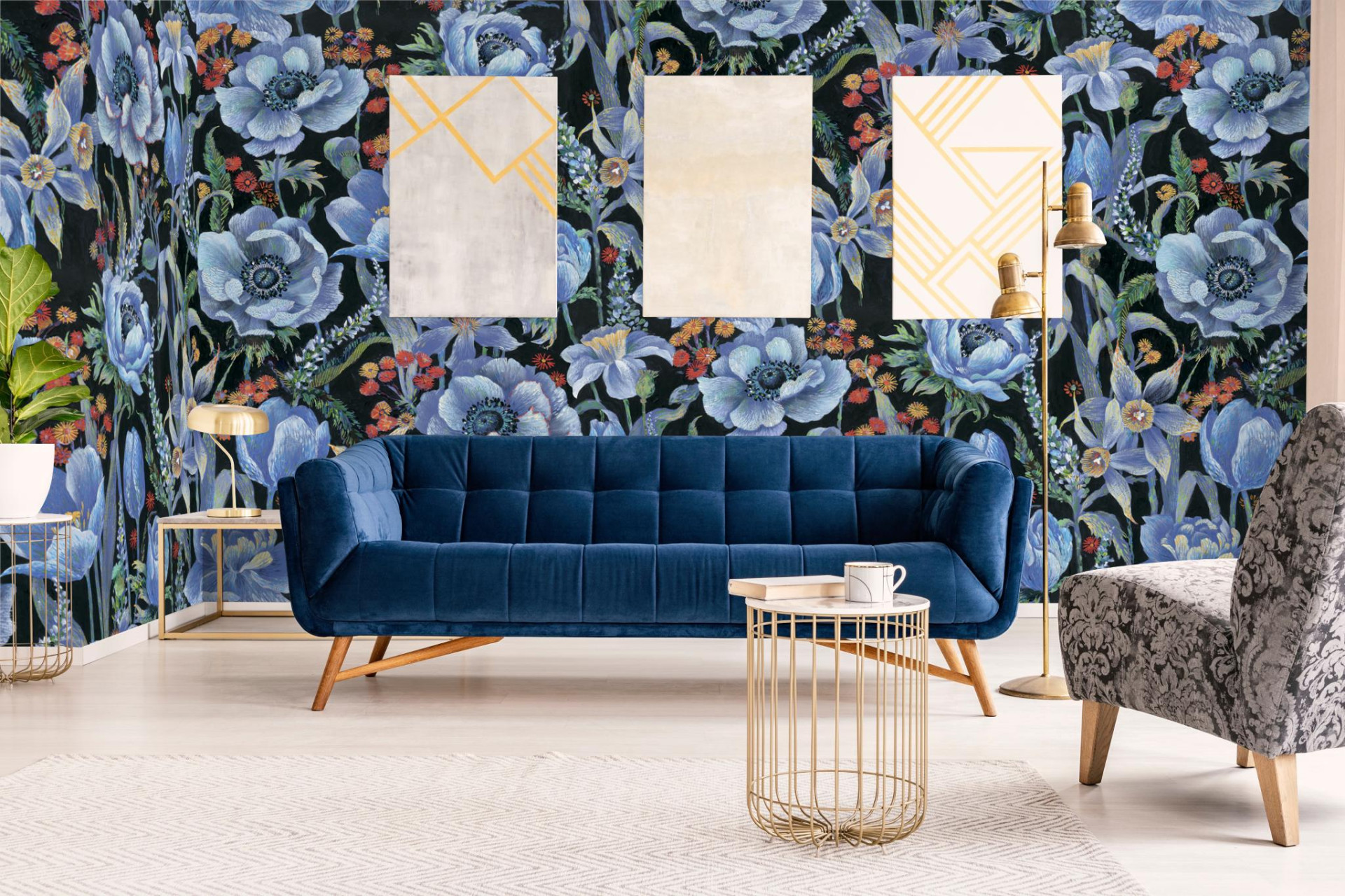 Панно Marburg Smart Art 46720 2,7×3,18 фото в интерьере