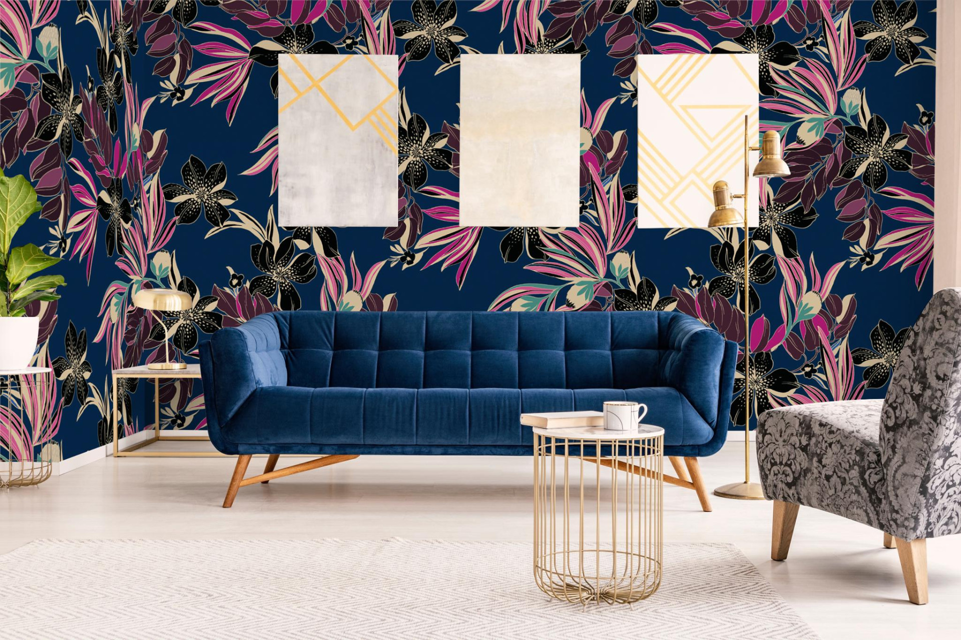 Панно Marburg Smart Art 46721 2,7×2,12 фото в интерьере