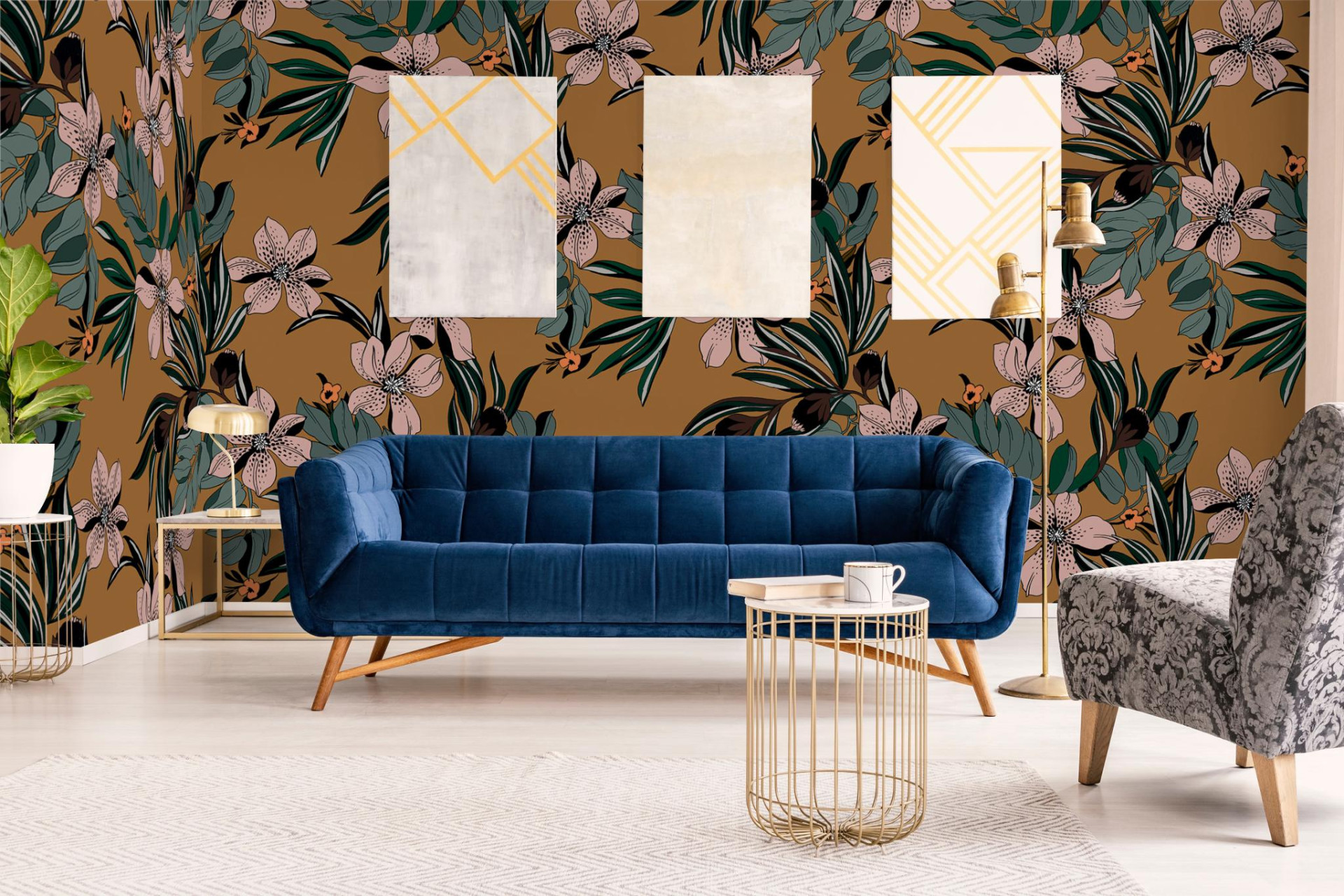 Панно Marburg Smart Art 46722 2,7×2,12 фото в интерьере