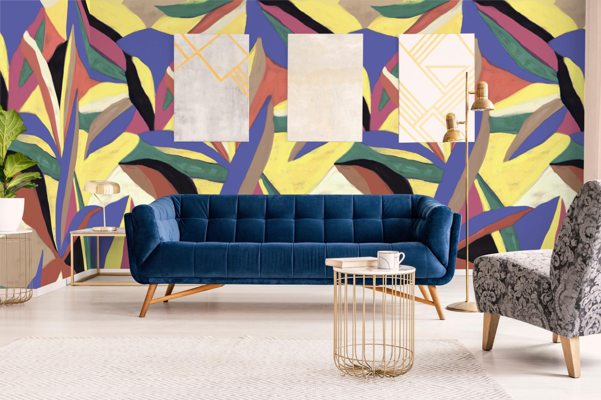 Панно Marburg Smart Art 46723 2,7×1,59 фото в интерьере