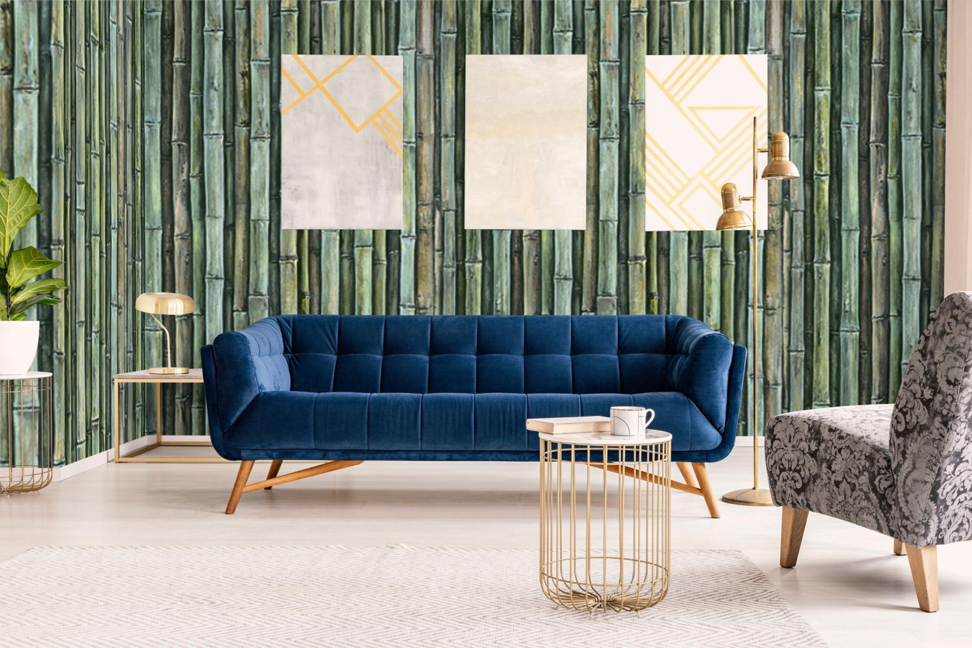 Панно Marburg Smart Art 46727 2,7×1,59 фото в интерьере