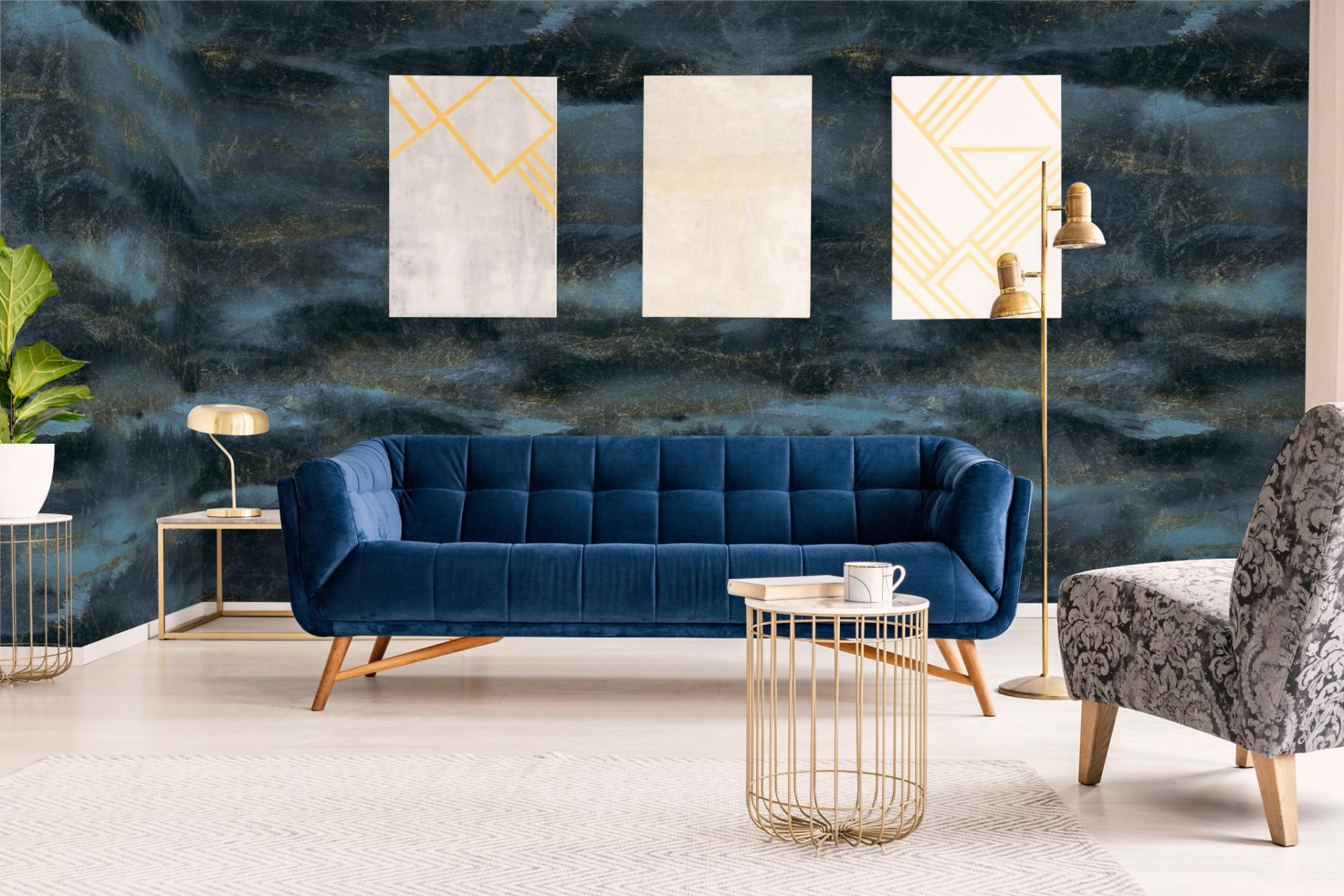 Панно Marburg Smart Art 46730 2,7×2,12 фото в интерьере