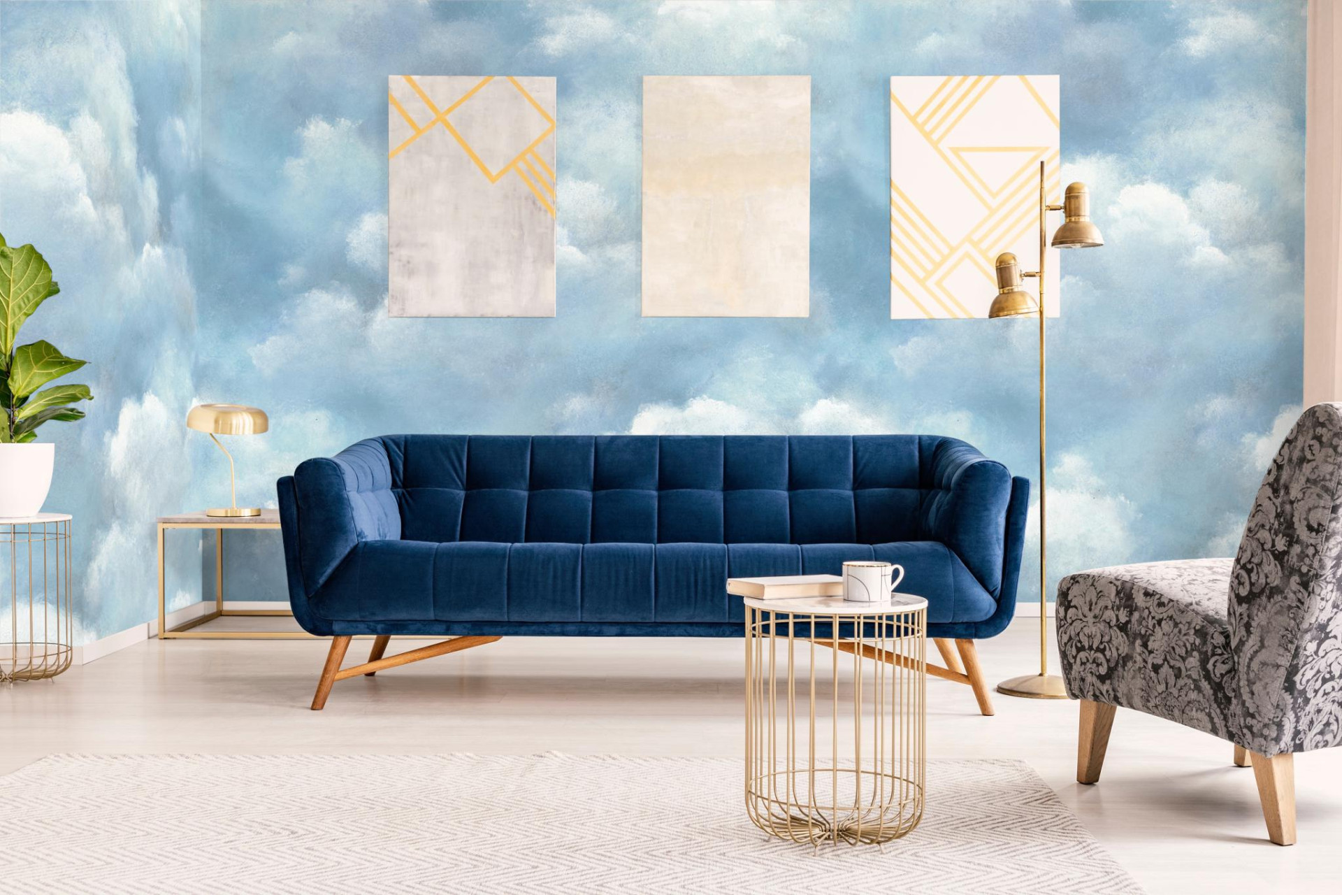 Панно Marburg Smart Art 46737 2,7×2,12 фото в интерьере