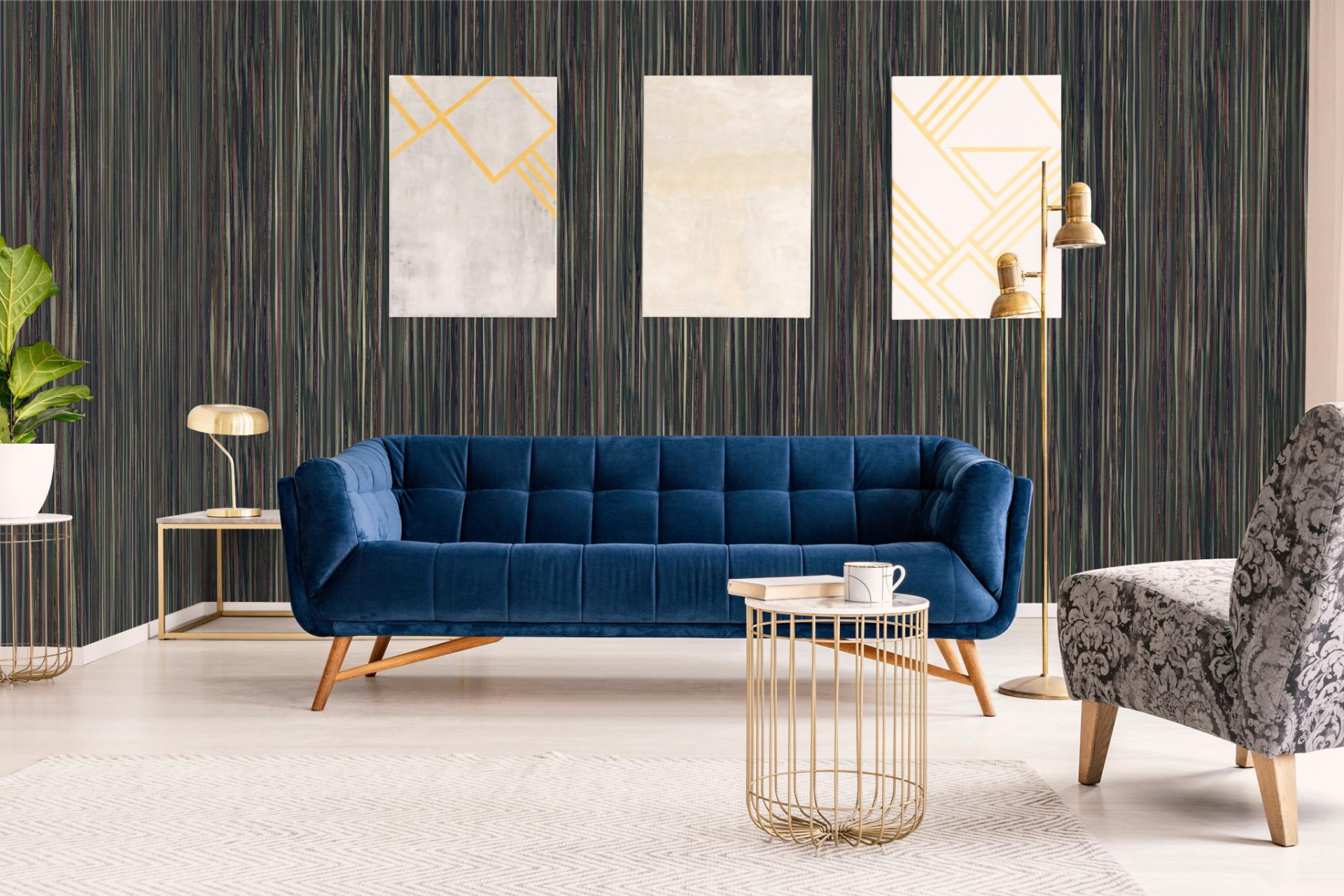 Панно Marburg Smart Art 46773 2,7×1,06 фото в интерьере