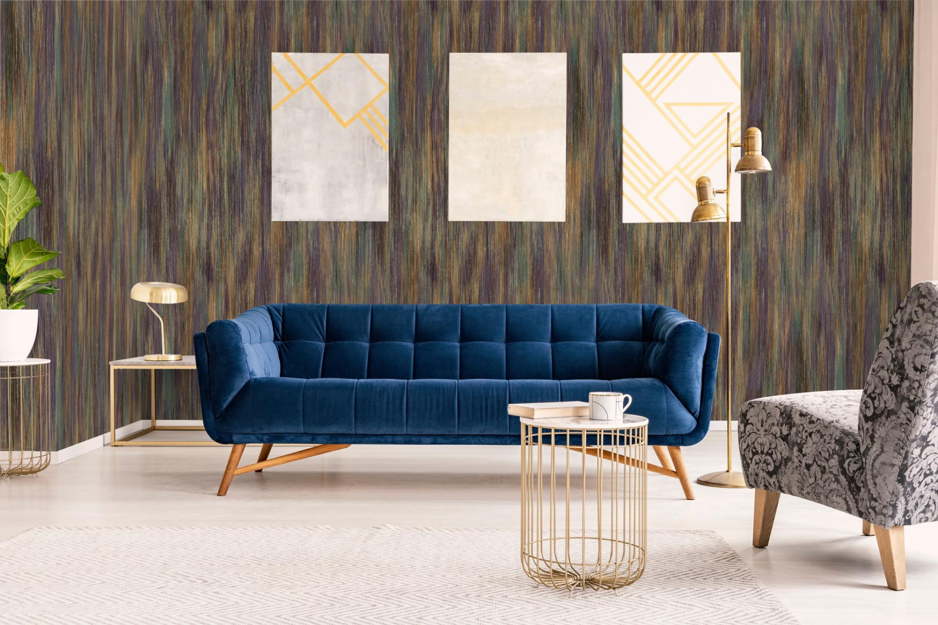 Панно Marburg Smart Art 46779 2,7×1,06 фото в интерьере