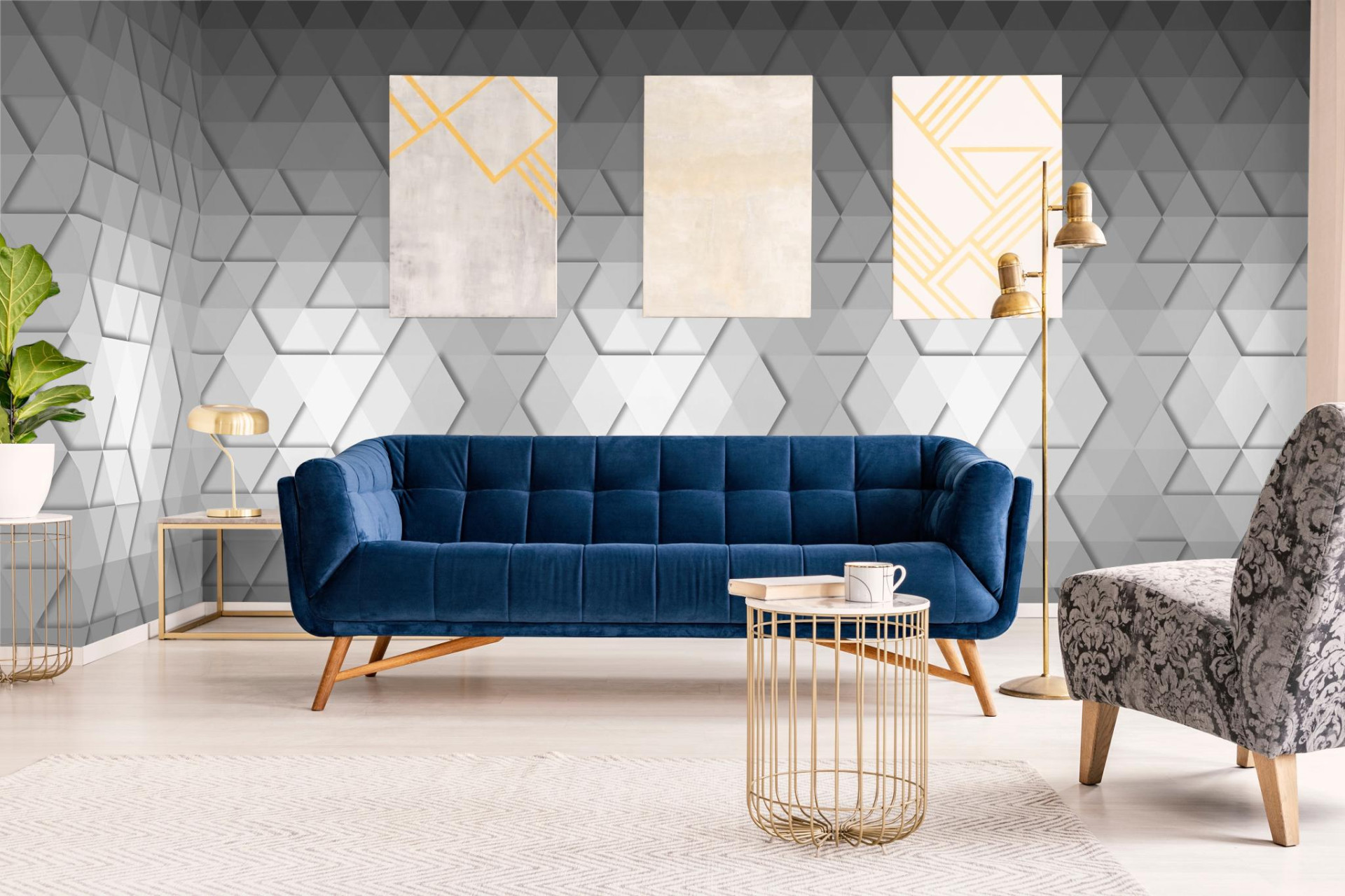 Панно Marburg Smart Art 46783 2,7×1,06 фото в интерьере