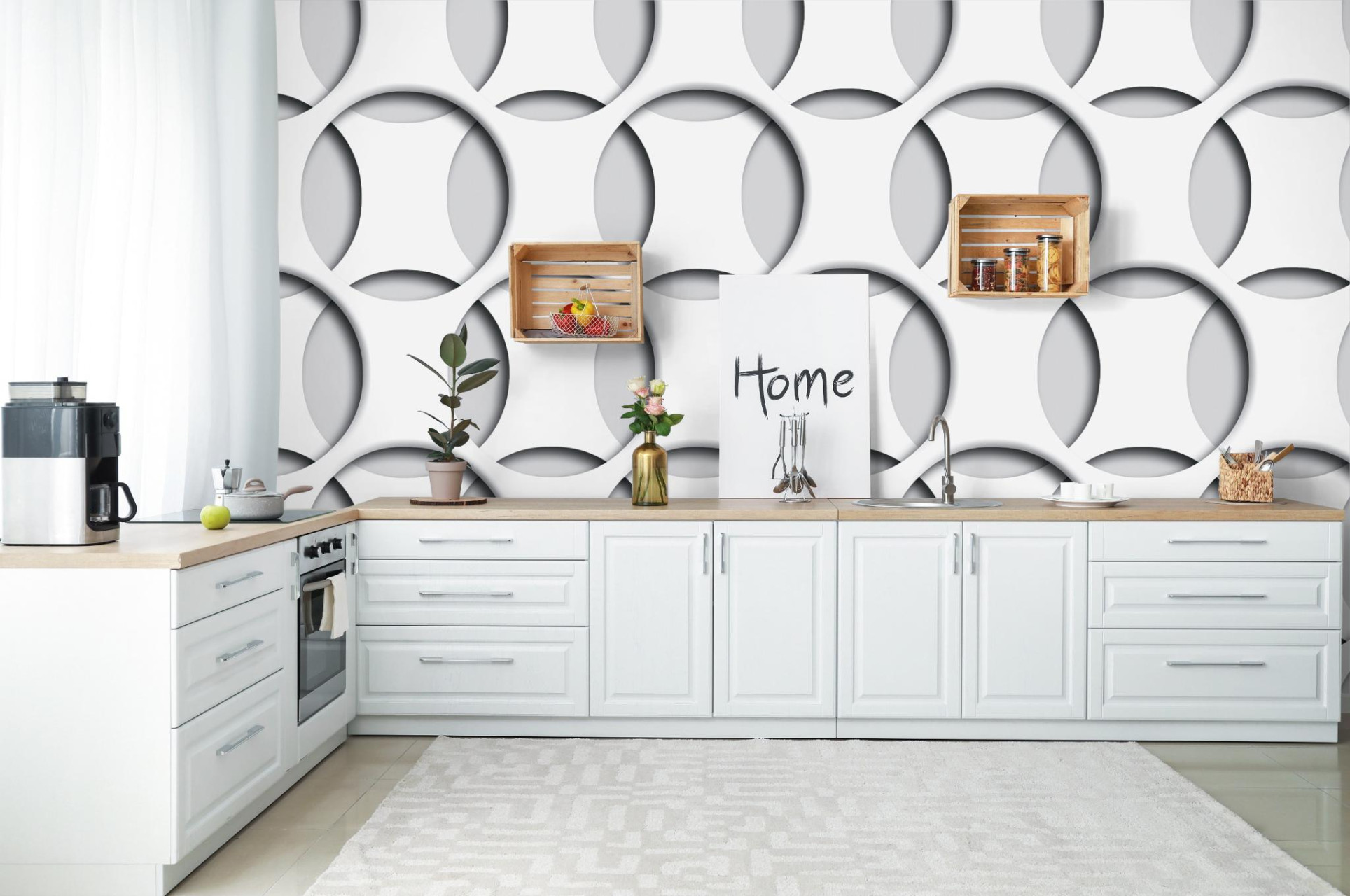 Панно Marburg Smart Art 46785 2,7×1,06 фото в интерьере