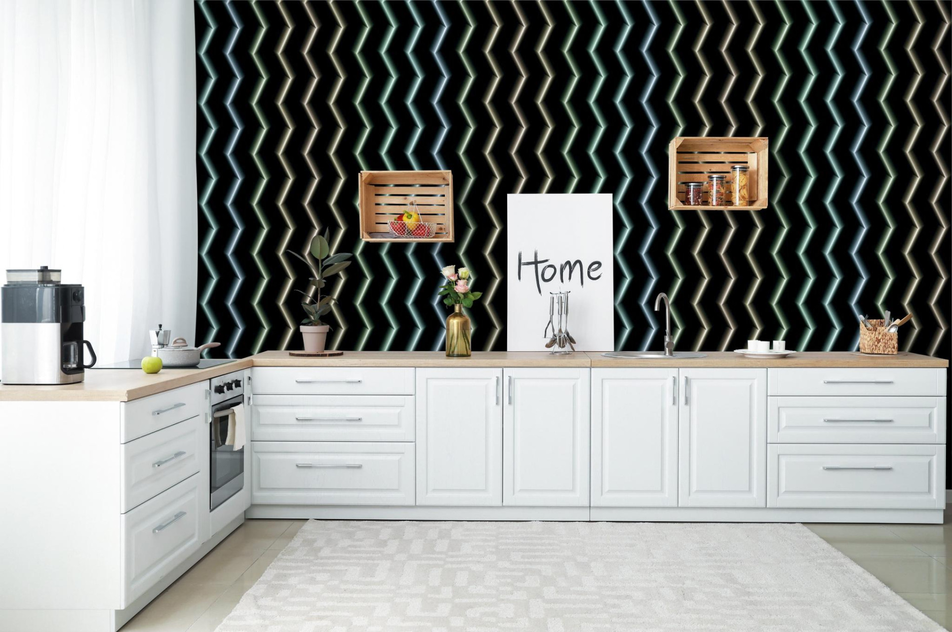 Панно Marburg Smart Art 46786 2,7×1,06 фото в интерьере