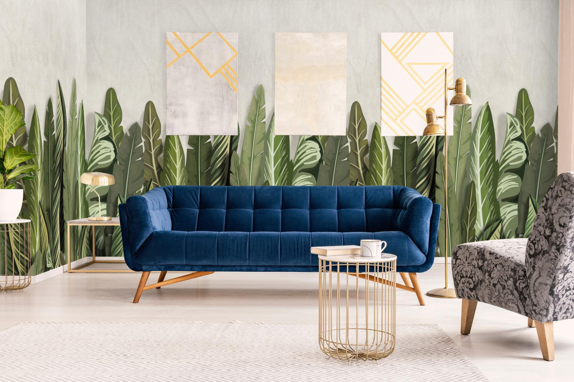 Панно Marburg Smart Art 47205 2,7×1,59 фото в интерьере