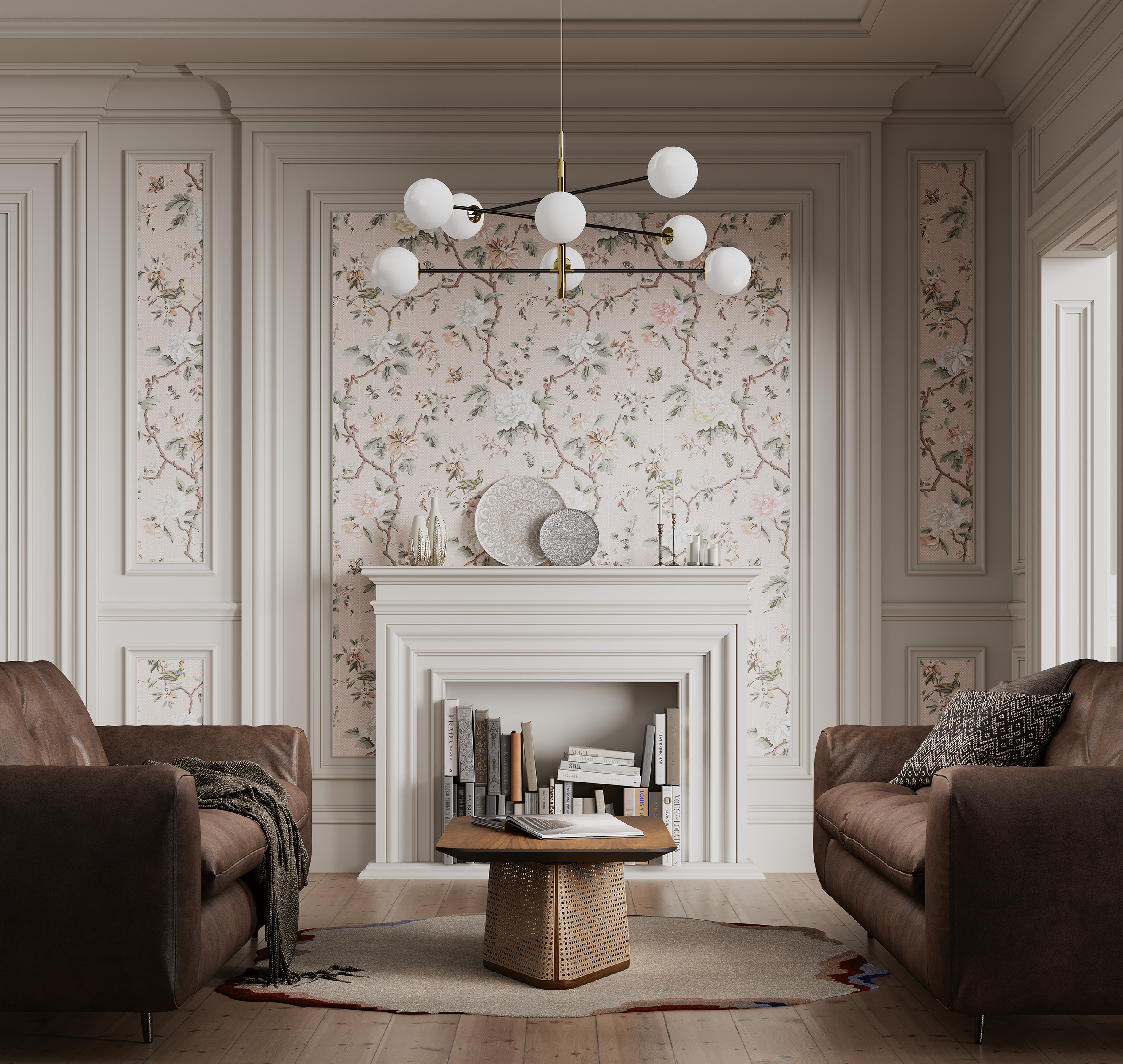 Панно Loymina Шелковый путь Шинуазри: Императорский сад SLK1 002/1 3×3 фото в интерьере Панно Loymina Шелковый путь Шинуазри: Императорский сад SLK1 002/1 3×3 фото в интерьере