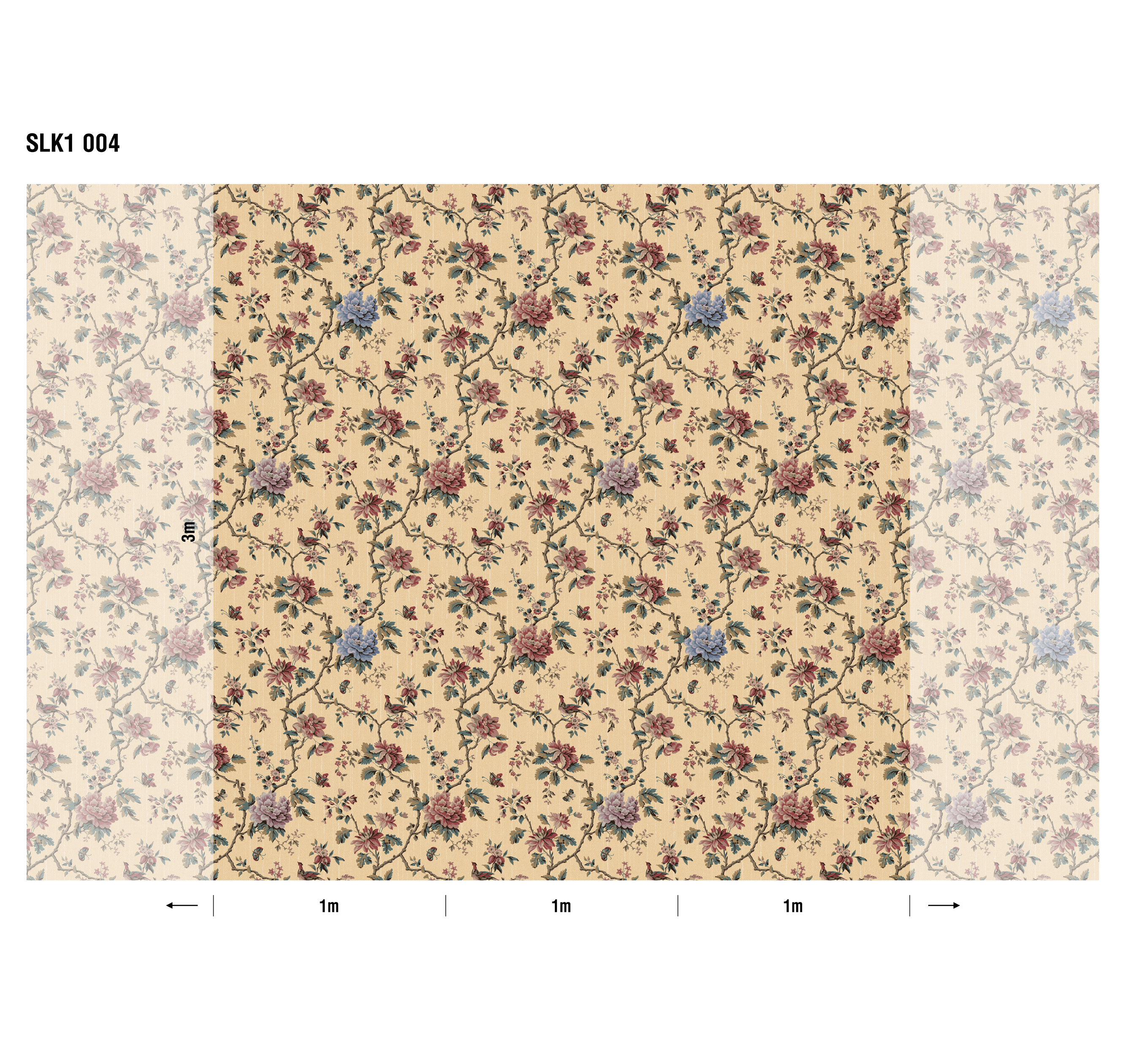 Панно Loymina Шелковый путь Шинуазри: Императорский сад SLK1 004 3×3