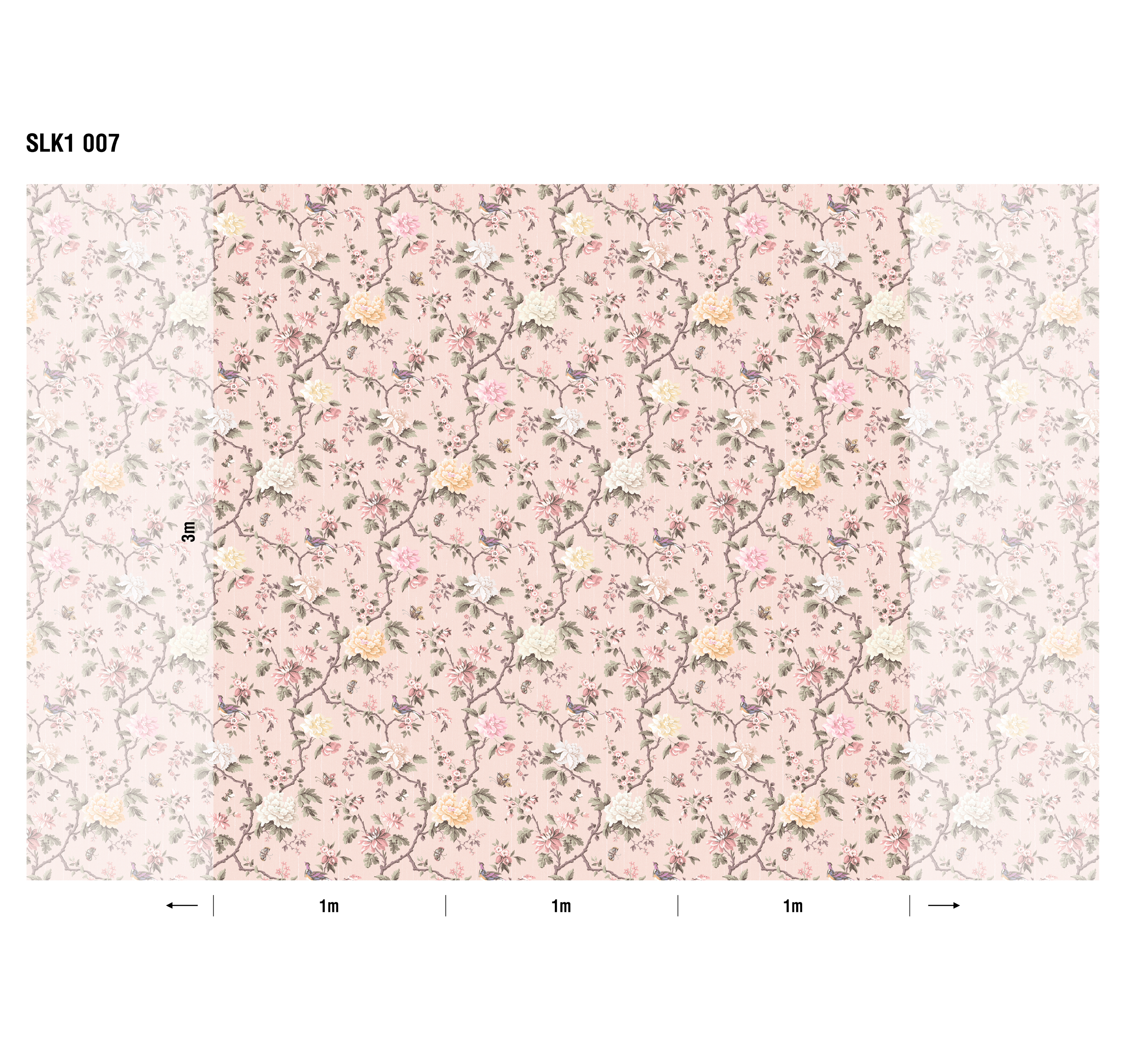 Панно Loymina Шелковый путь Шинуазри: Императорский сад SLK1 007 3×3