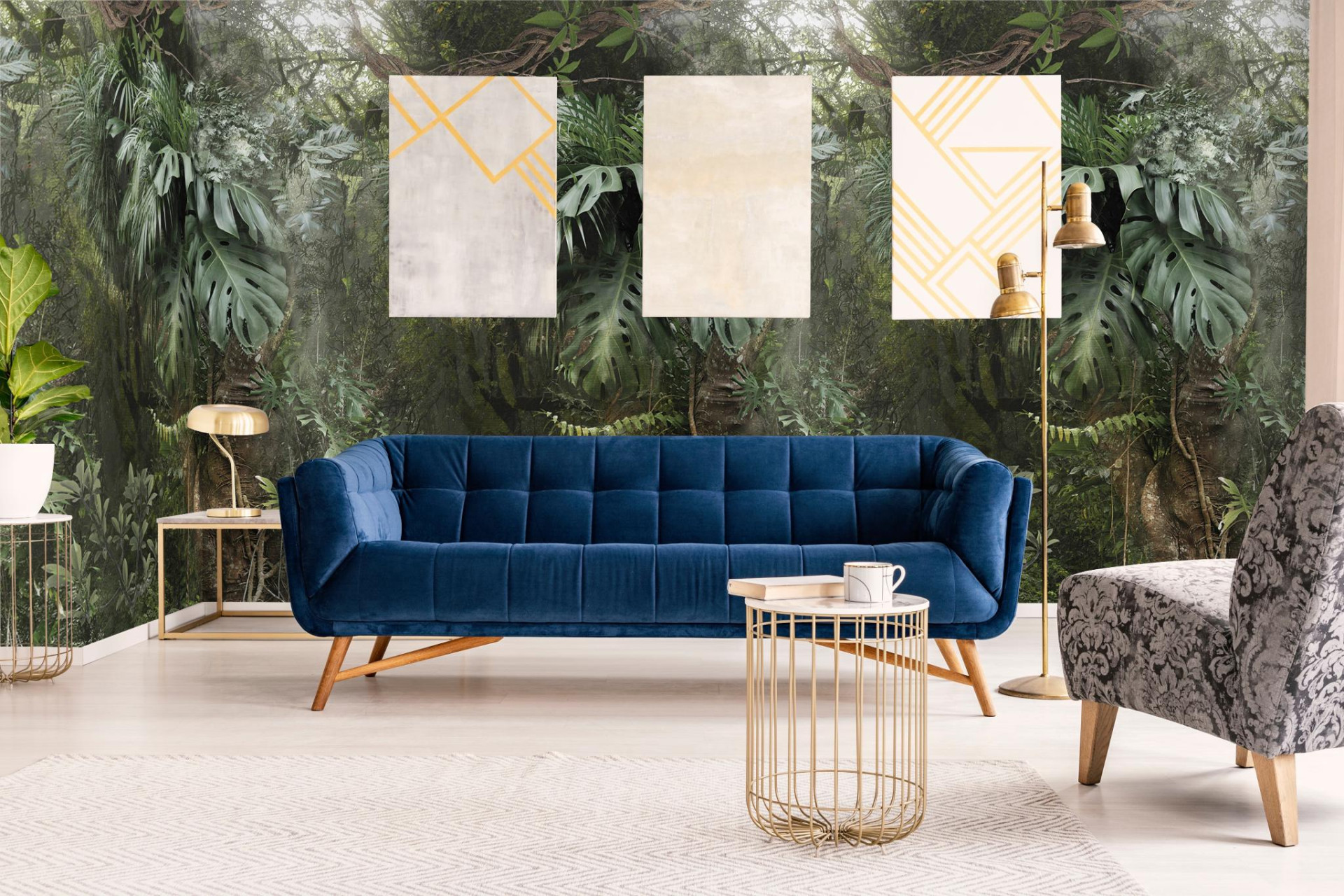 Панно Marburg Smart Art 47208 2,7×1,59 фото в интерьере