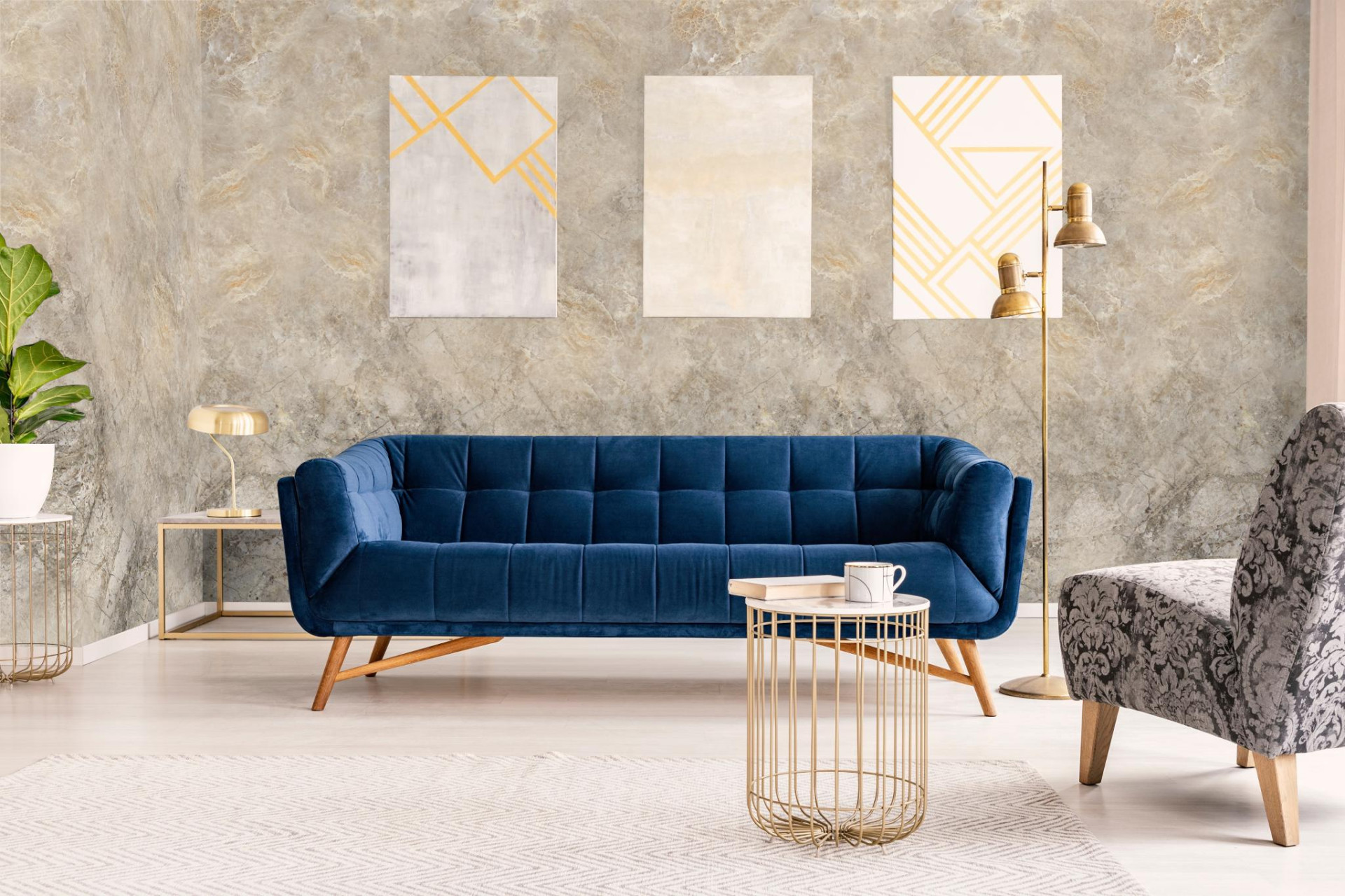 Панно Marburg Smart Art 47215 2,7×1,59 фото в интерьере