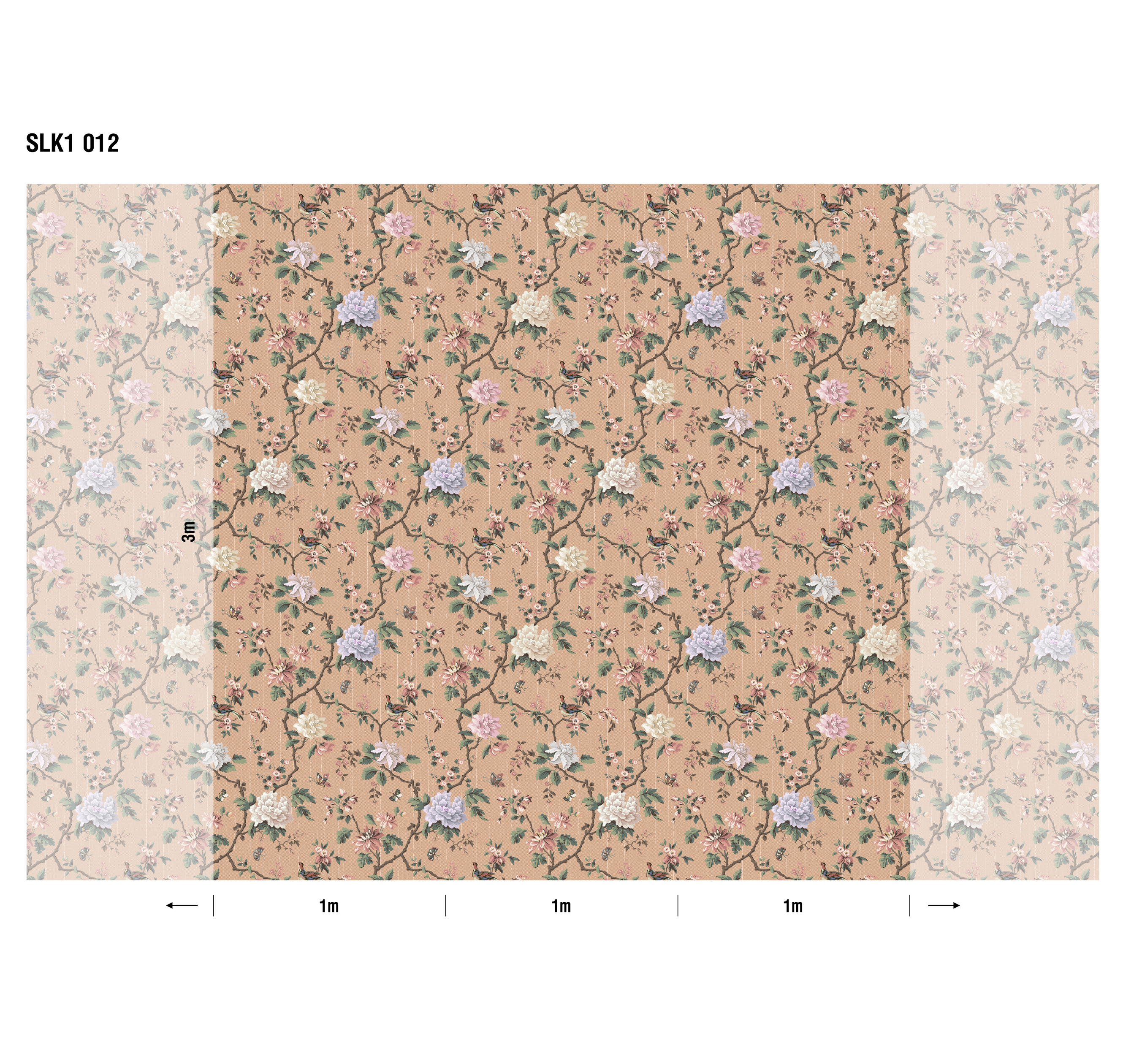 Панно Loymina Шелковый путь Шинуазри: Императорский сад SLK1 012 3×3