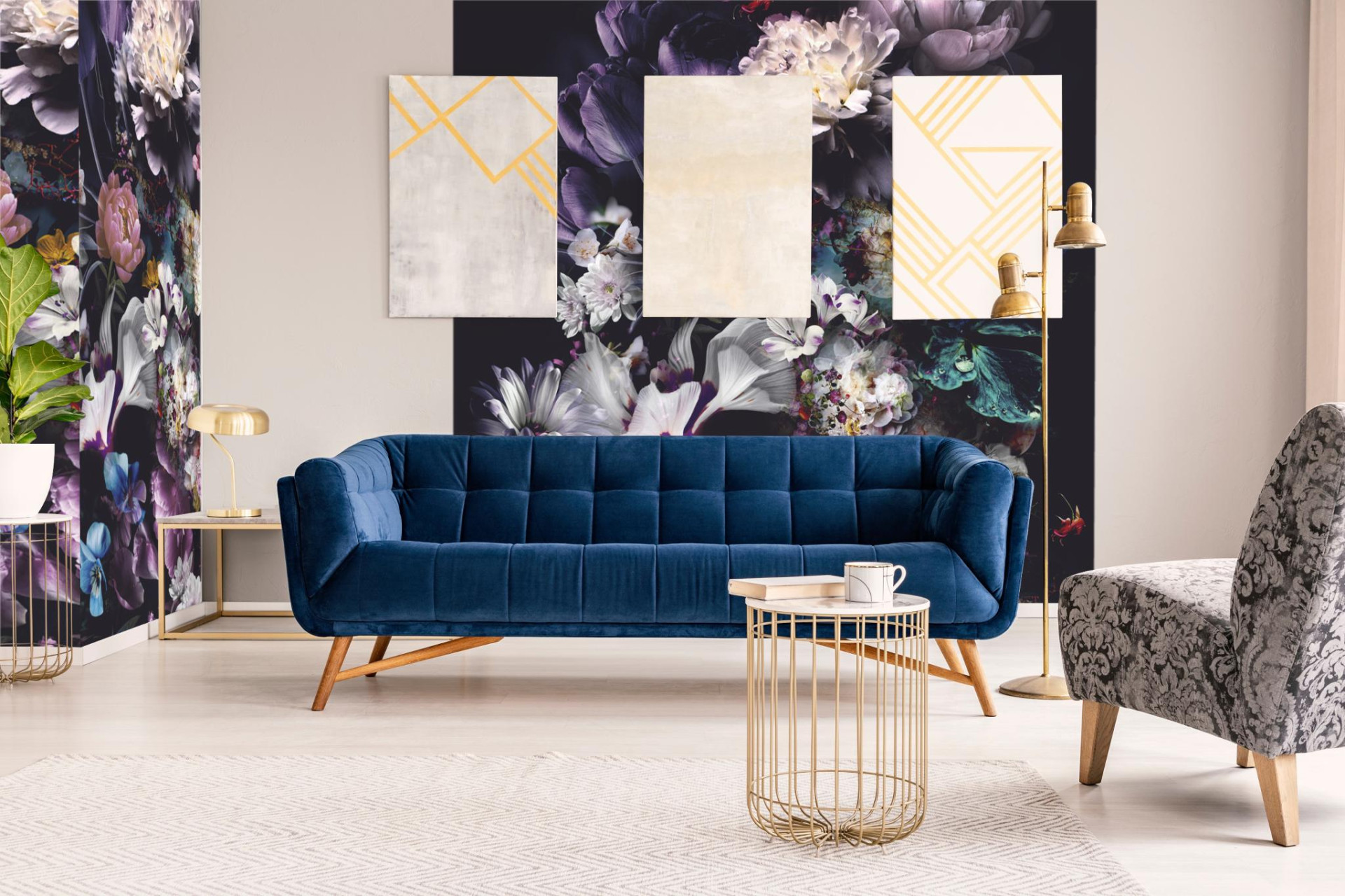 Панно Marburg Smart Art 47225 2,7×2,12 фото в интерьере