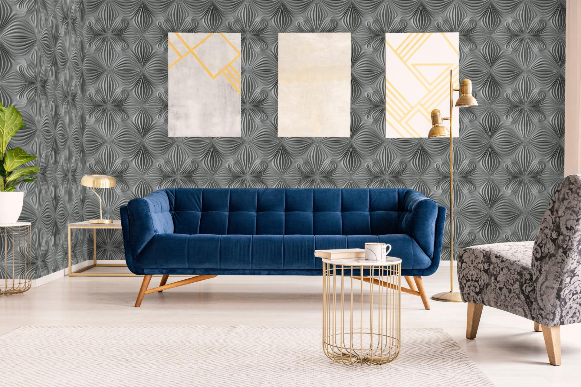 Панно Marburg Smart Art 47231 2,7×1,59 фото в интерьере