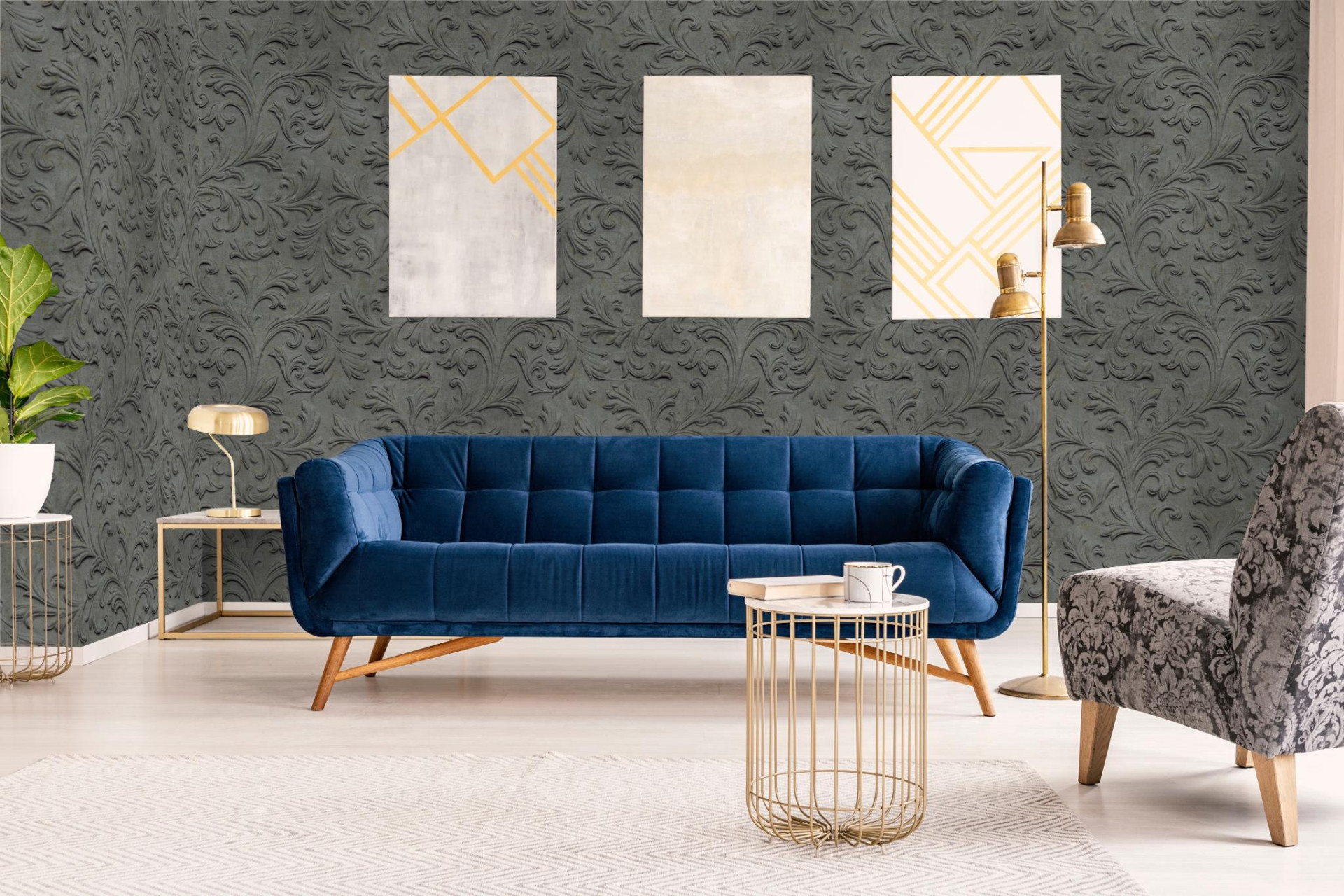 Панно Marburg Smart Art 47235 2,7×1,59 фото в интерьере