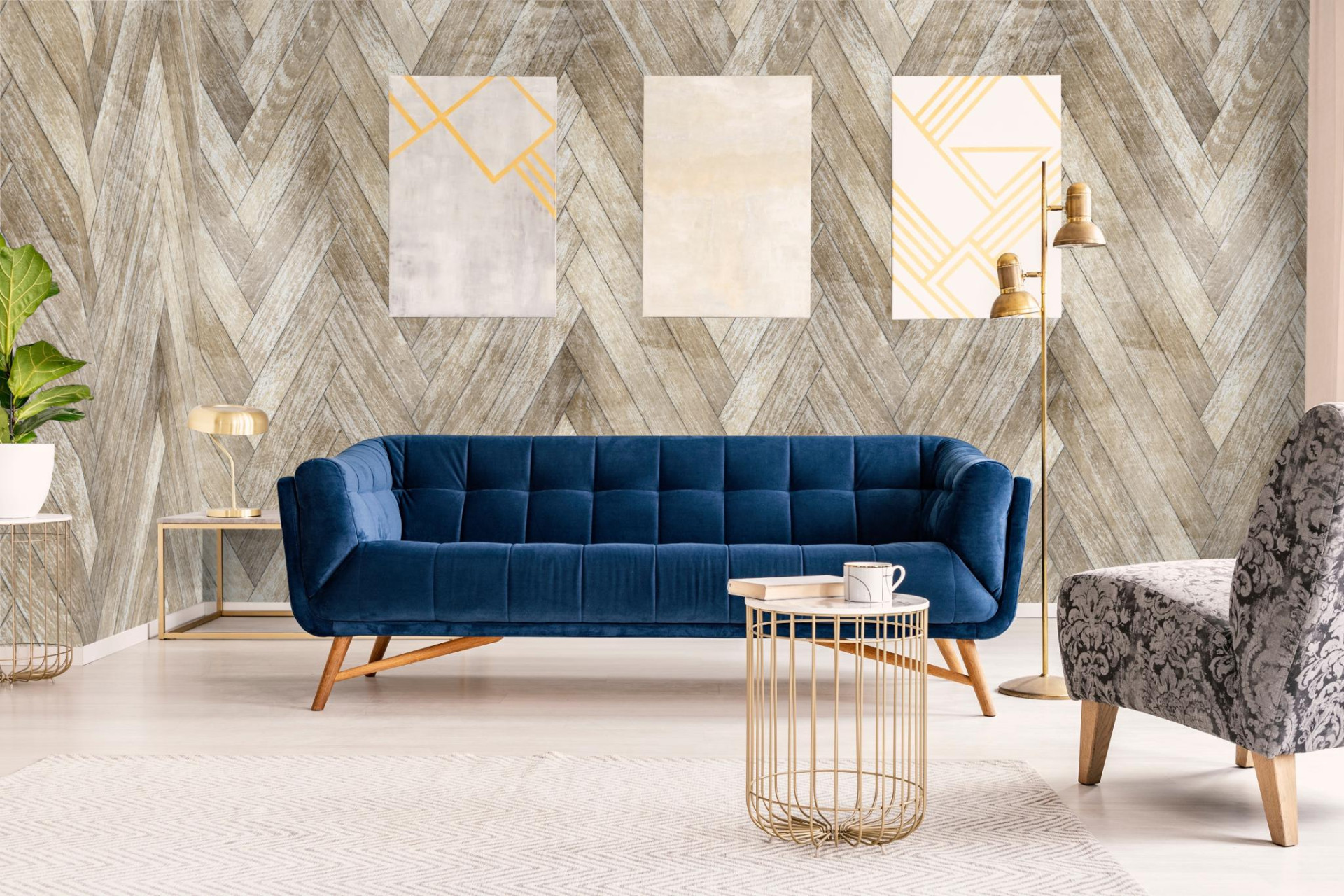 Панно Marburg Smart Art 47247 2,7×1,59 фото в интерьере