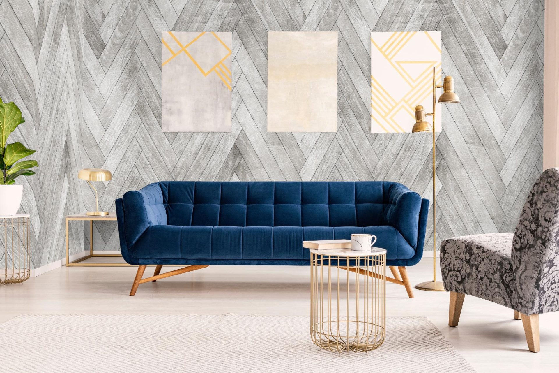 Панно Marburg Smart Art 47248 2,7×1,59 фото в интерьере