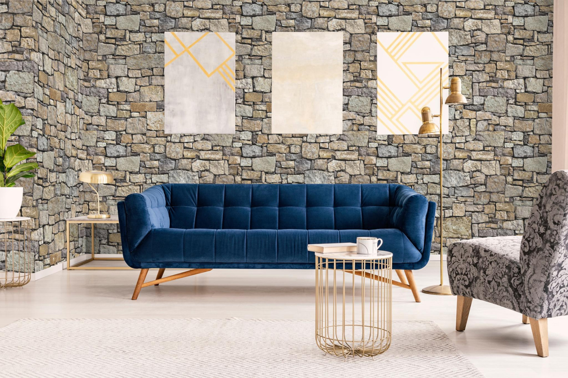 Панно Marburg Smart Art 47262 2,7×1,06 фото в интерьере